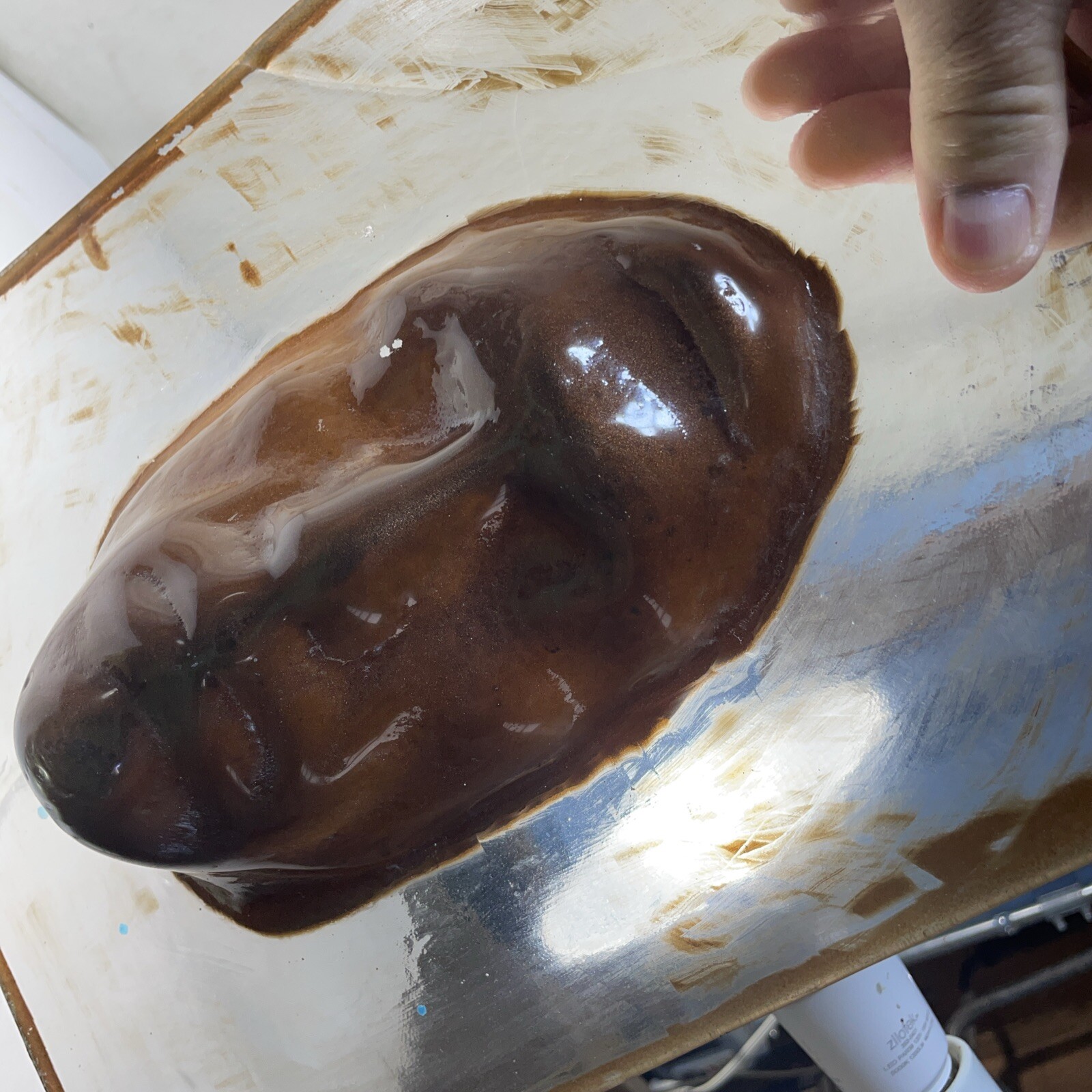 Unique Handmade Molded Glass Face Art