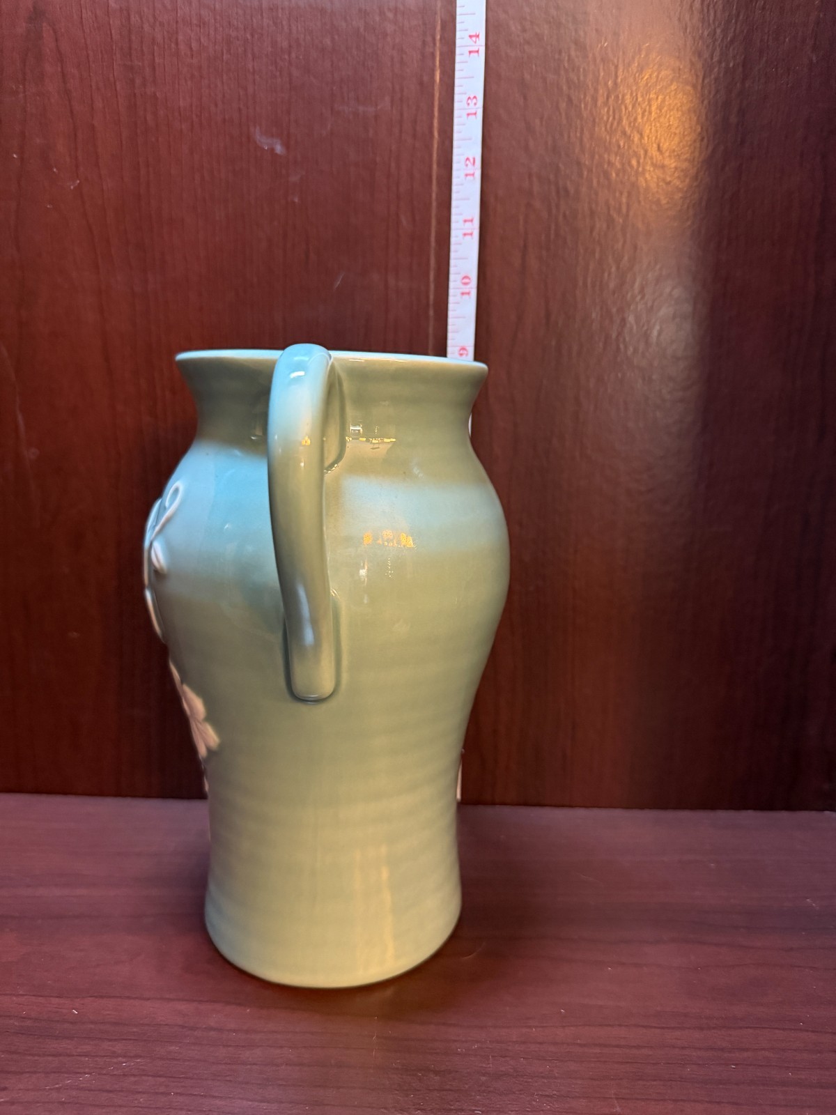 Teleflora 9″ Floral Pitcher/Vase with Handle
