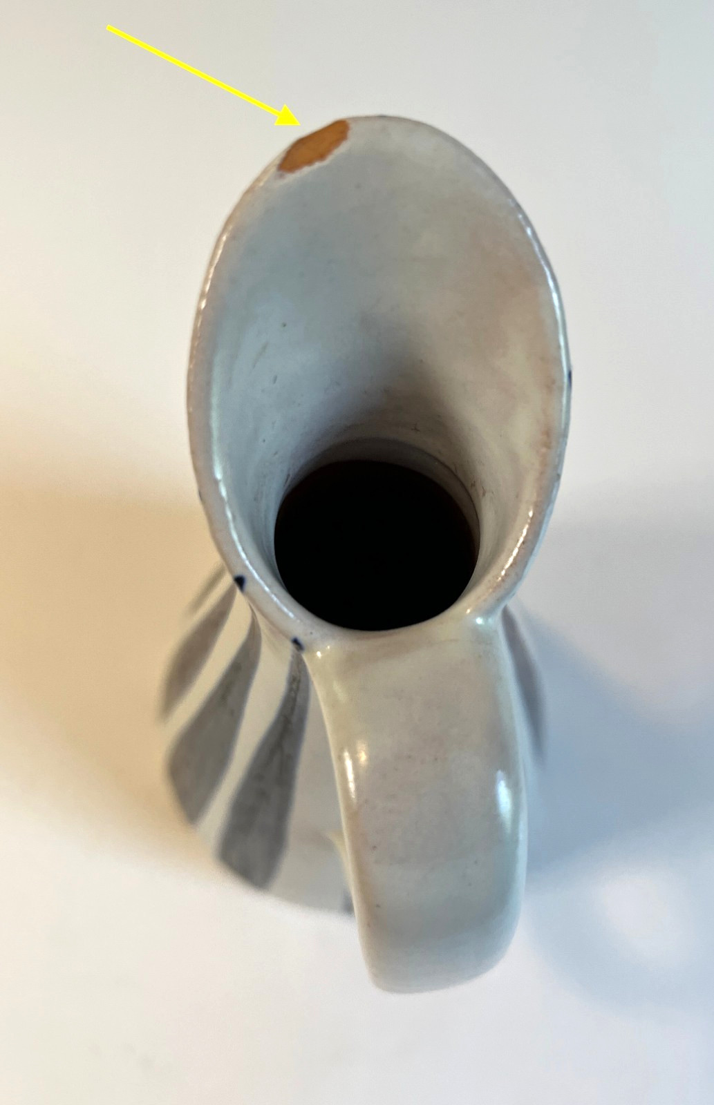 MCM Mette Doller Andersson & Johansson Hoganas Pottery Sweden Pitcher Vase