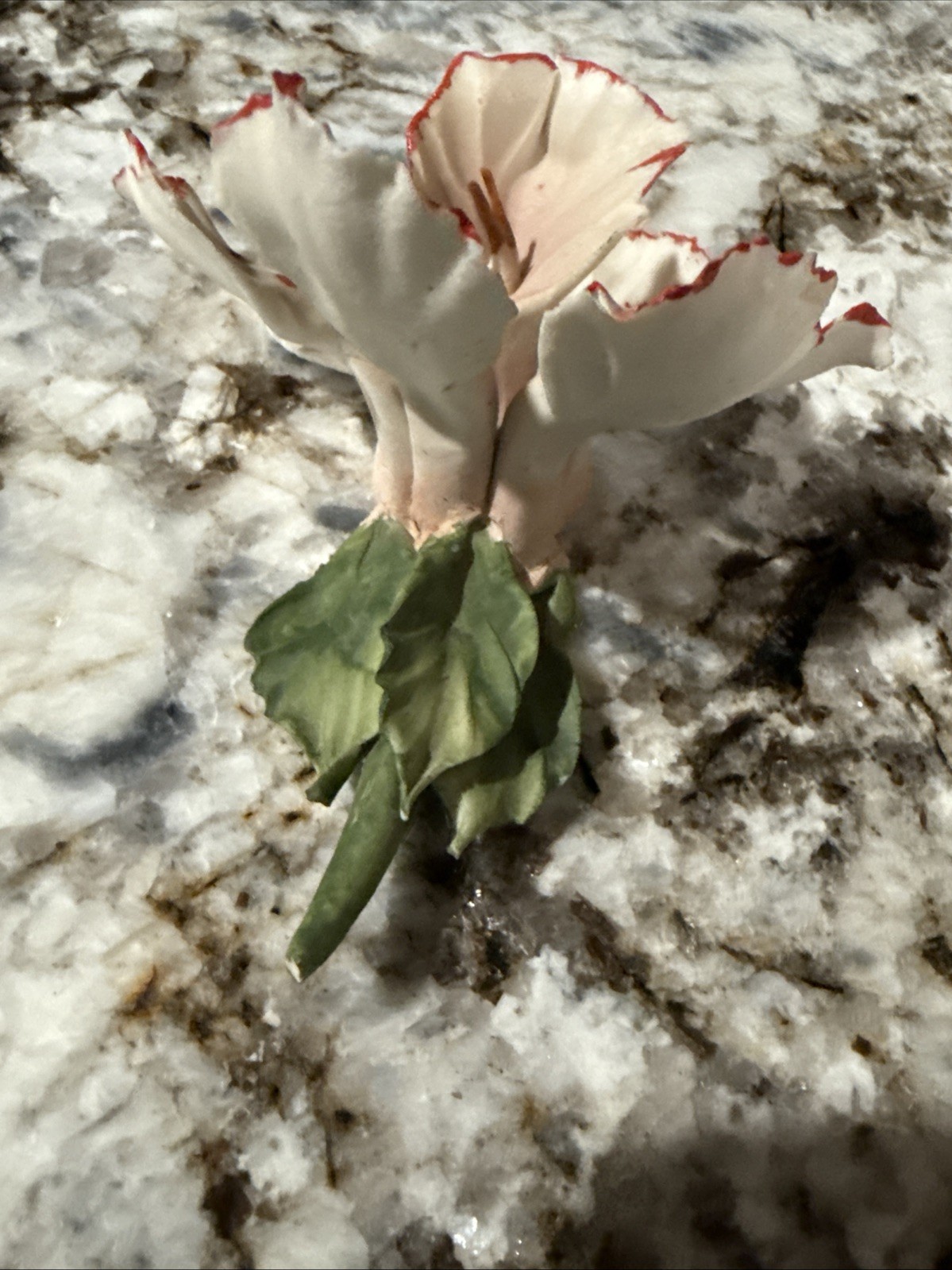 Capodimonte Mollica porcelain Flower