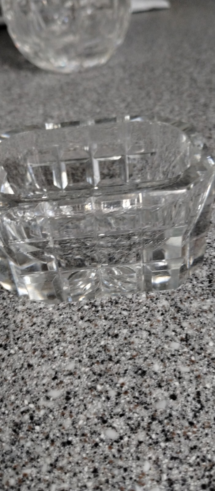 1 Waterford Crystal 7″ Vase Tralee Pattern, 1candy Bowl, 1 Candle Holder