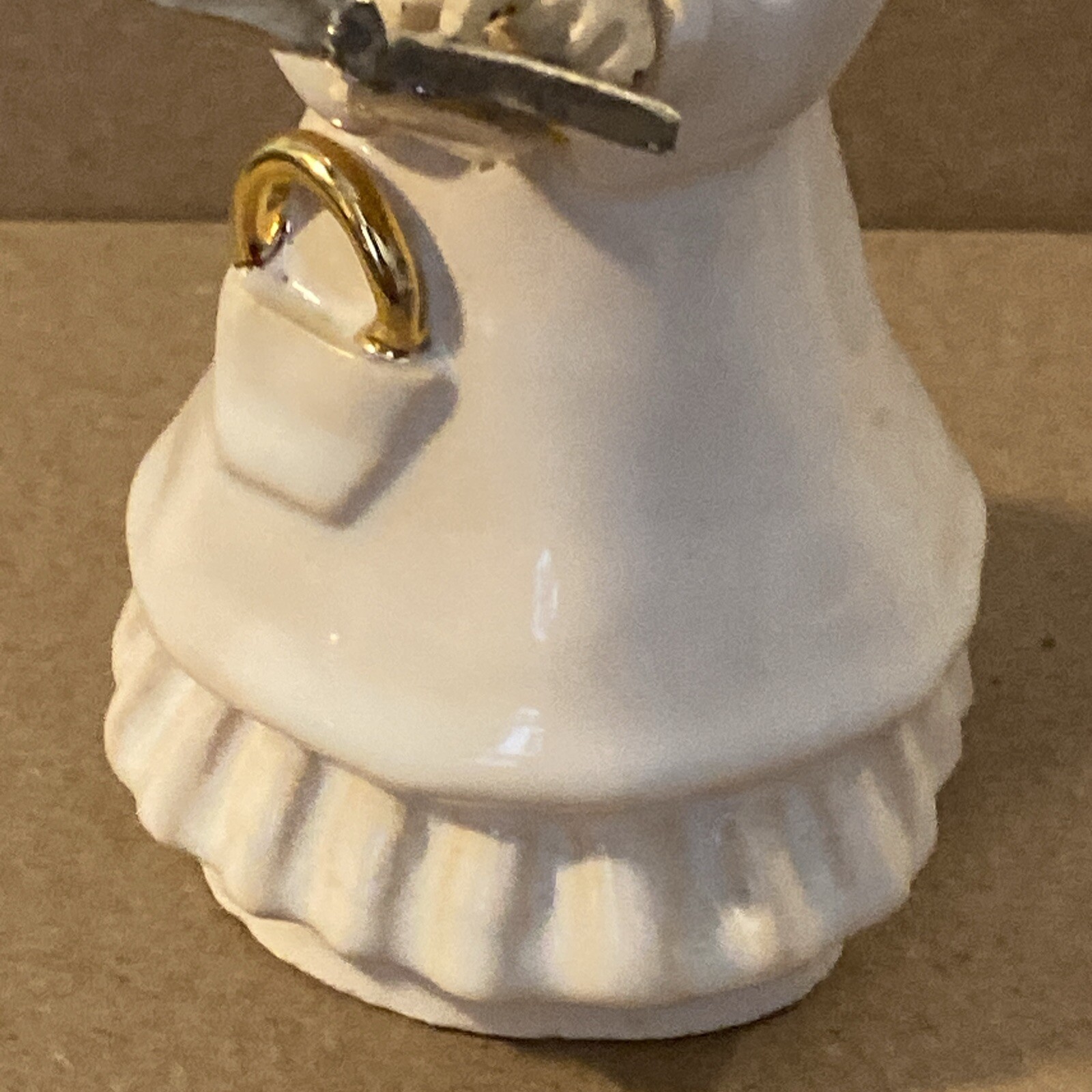 Vtg M.E.M. Ceramics Marguerite E Mitchell Nurse Angel FIGURINE 1940s Terra Cotta