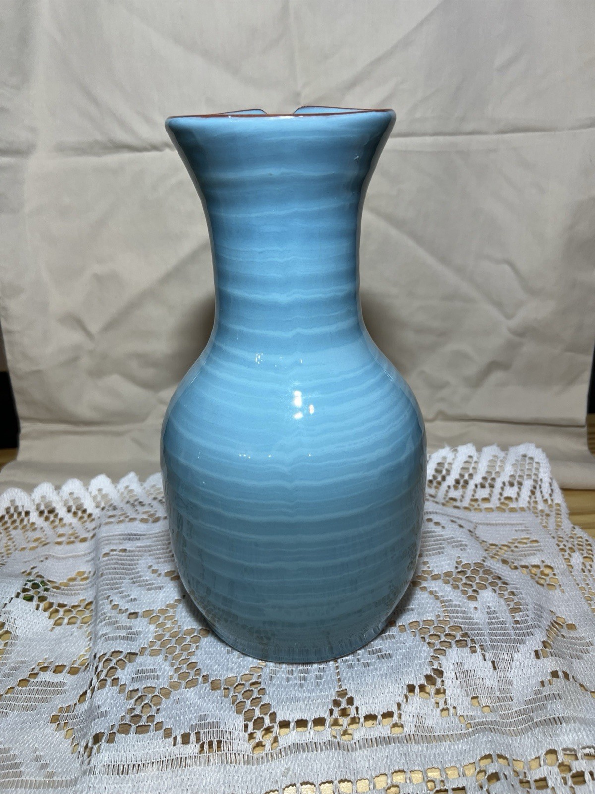 Large Redware Vase/decanter