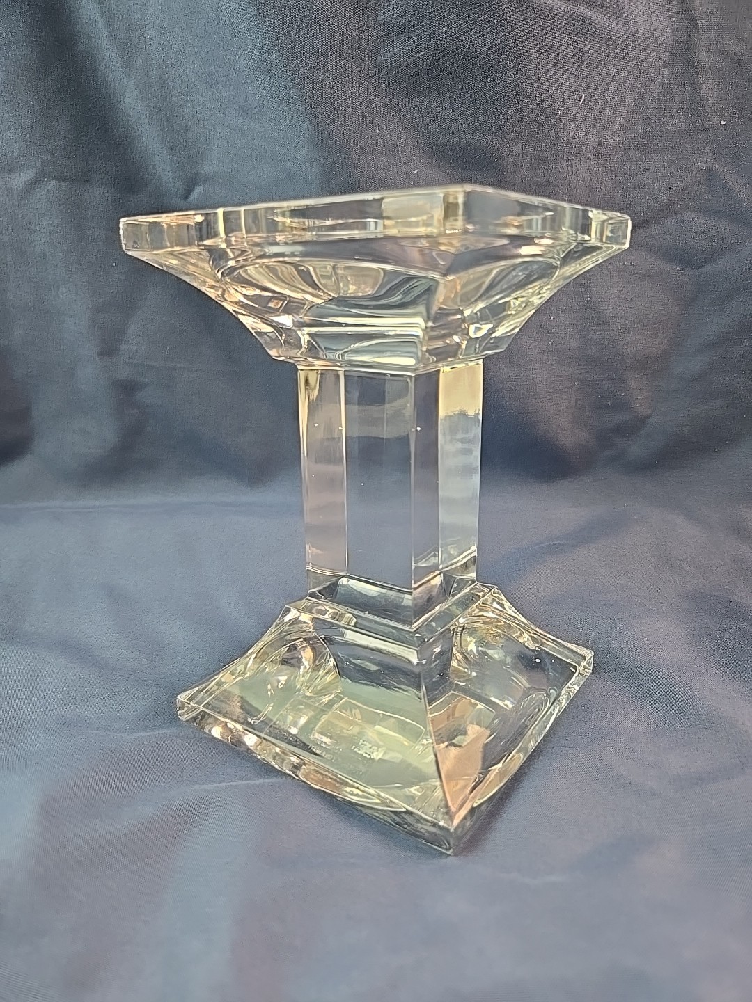 Royal Limited Crystal Czech Crystal Pedestal Candleholder