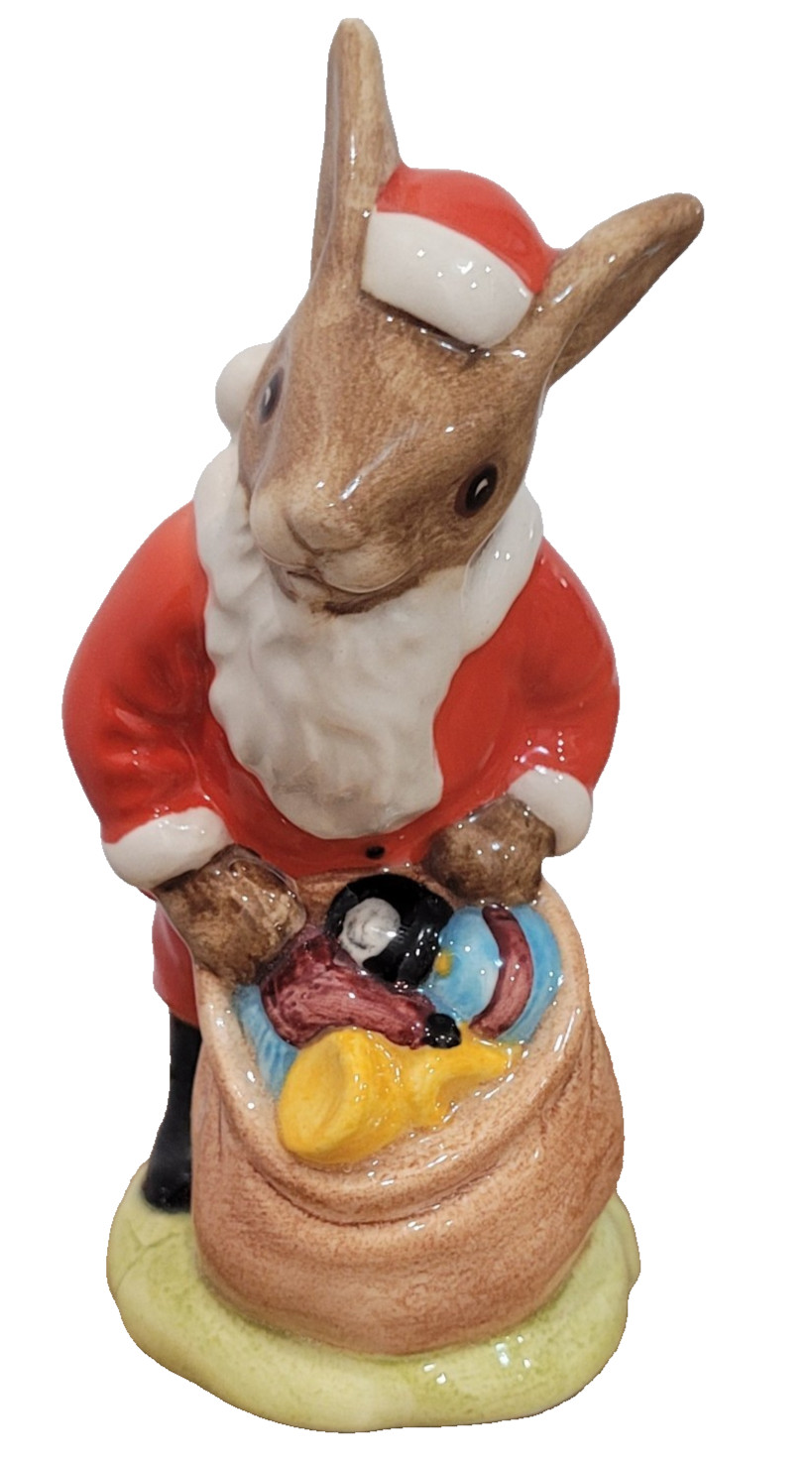 Royal Doulton Santa Bunnykins Happy Christmas Porcelain Figurine DB17