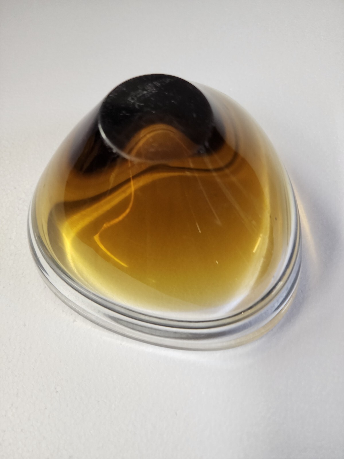 Murano Seguso clear bowl with Sommerso Gold could possible be Stueben glass?