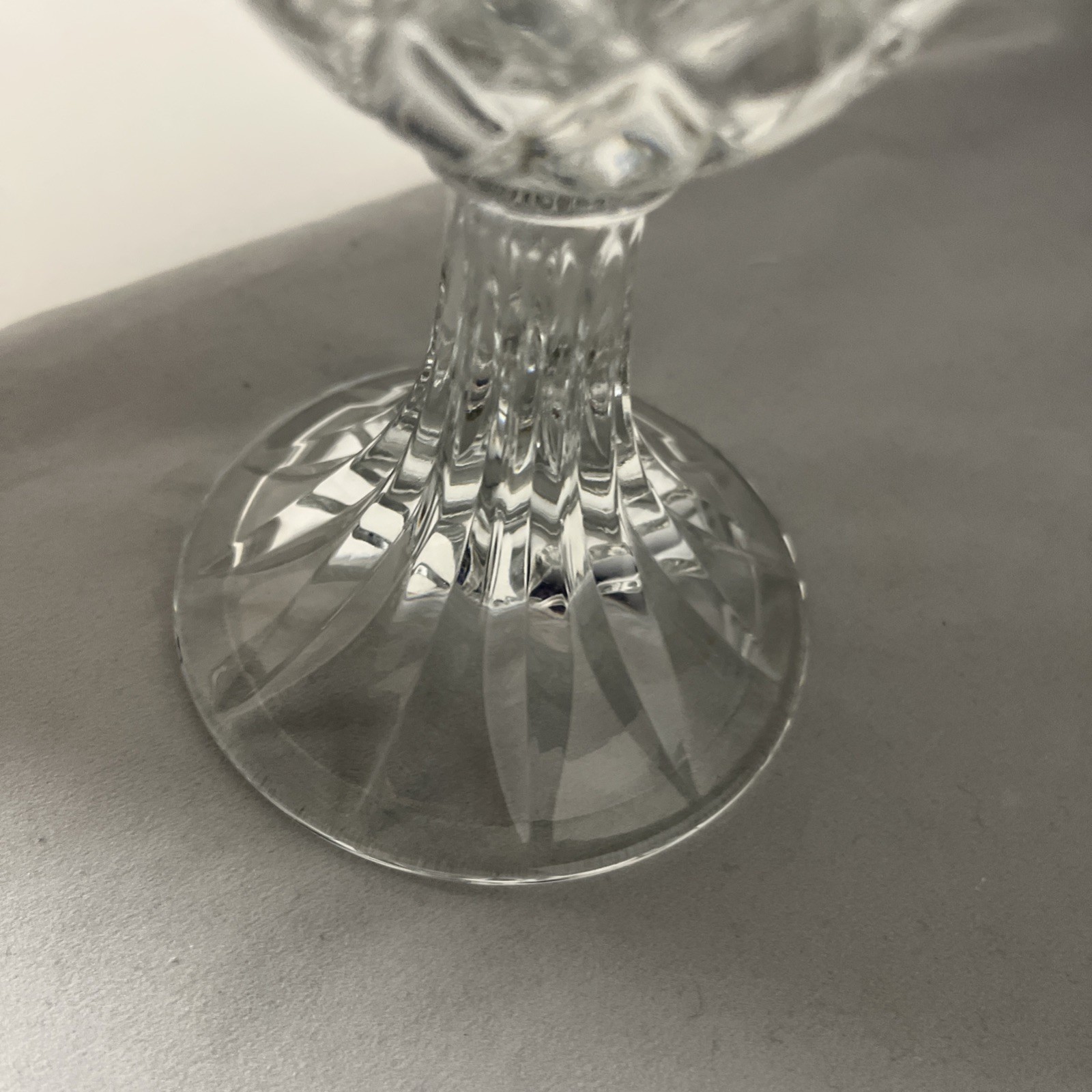Vintage Godinger Lexington Crystal Open Hurricane Candle Holder / Vase(s) 7 1/2″