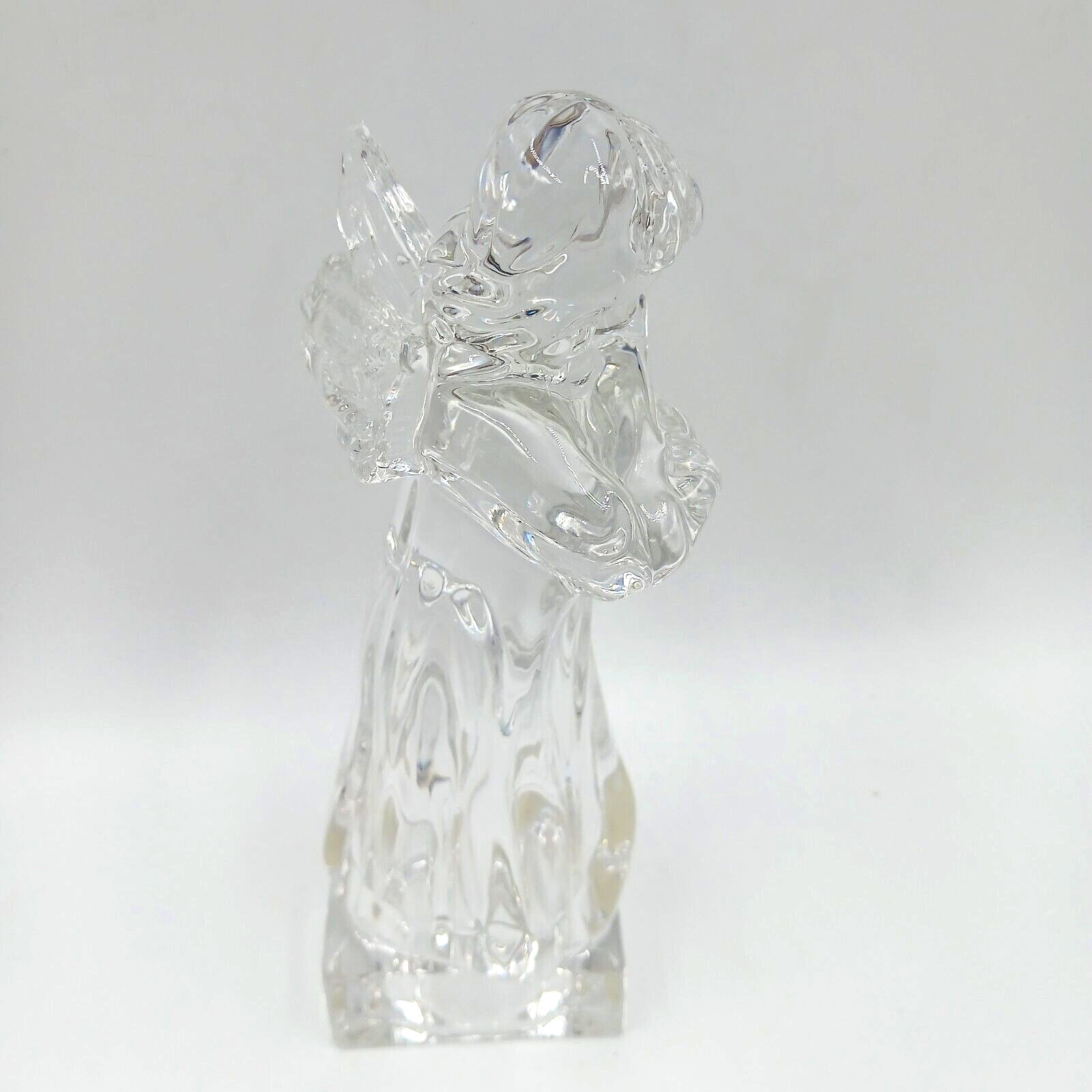 Mikasa Angelic Mandolin Figurine Lead Crystal Herald Collection 8 1/4″ Germany