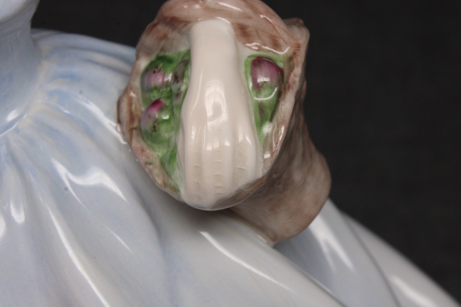 COALPORT ENGLAND Handpainted Bone China Ladies of Fashion “Christina”, 8″ EPOC