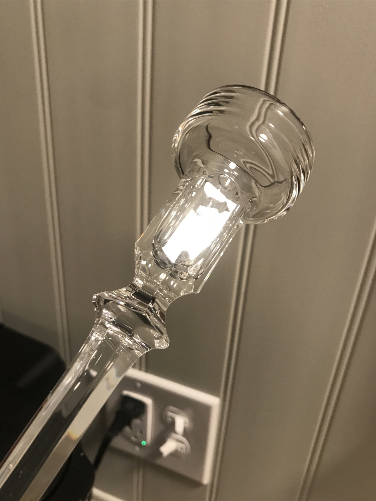 Pair Of Rogaska “Richmond” Crystal 10” Tall Candlestick Holders EUC