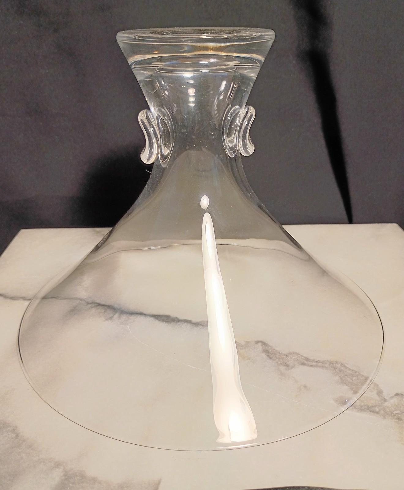 Signed STEUBEN 5 3/8″ Pinch Thumbprint BOUQUET Vase George Thompson MCM 1949