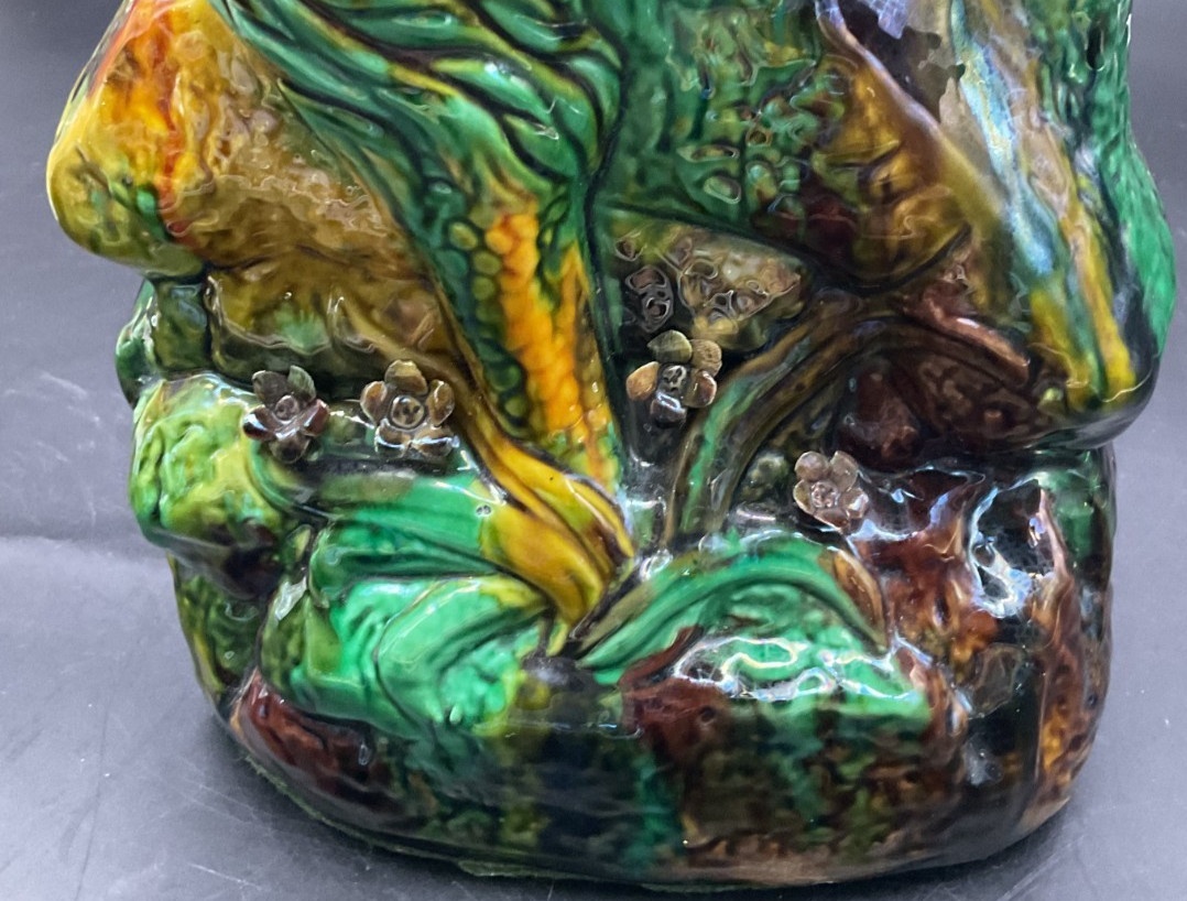 Continental Majolica Very Large Rooster