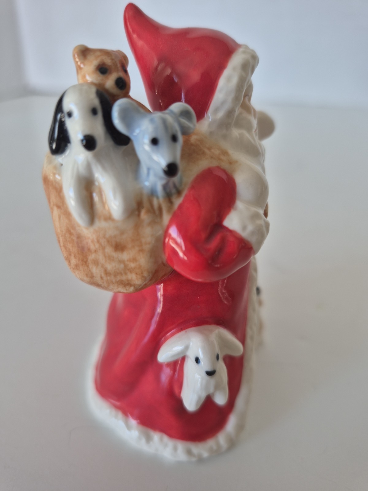 Royal Copenhagen Annual Santa LE Puppies Mouse Bear 2017 Christmas Figure RARE