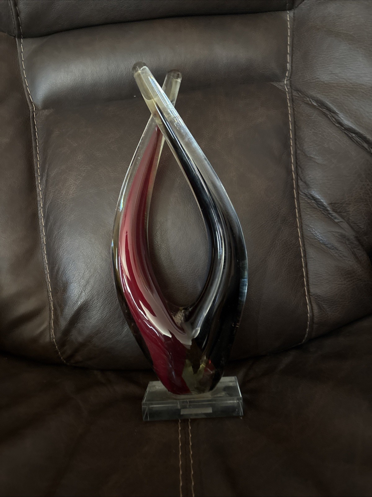 Diamond Star Glass Art Sculpture