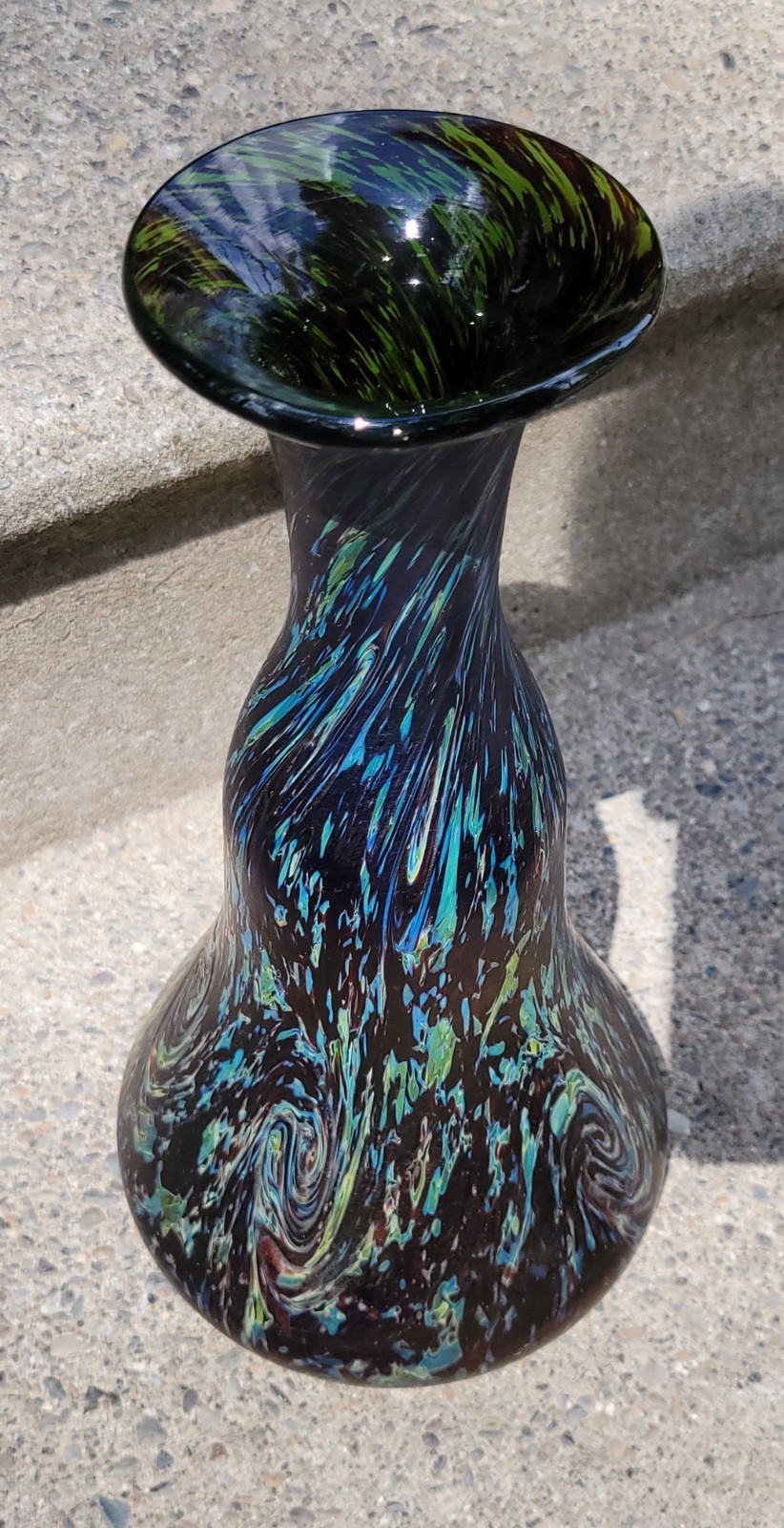 Beautiful Old Loetz Diaspora Iridescent Art Glass Vase