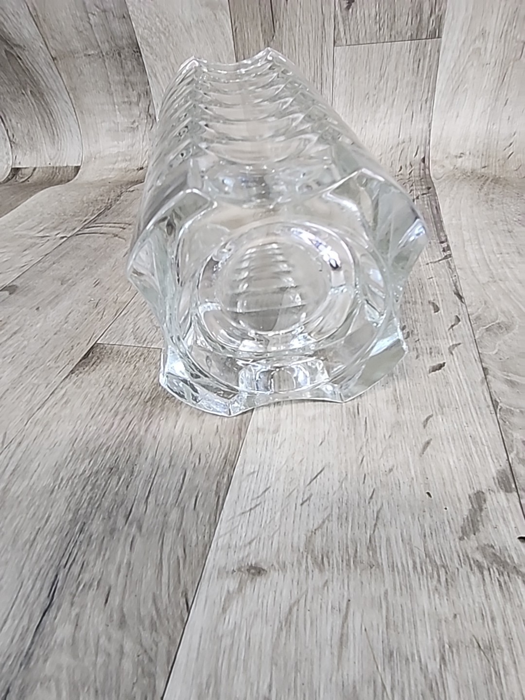 Lady Victoria Vase Fine Crystal Clear Glass France Heavy 10″ – Very Nice!