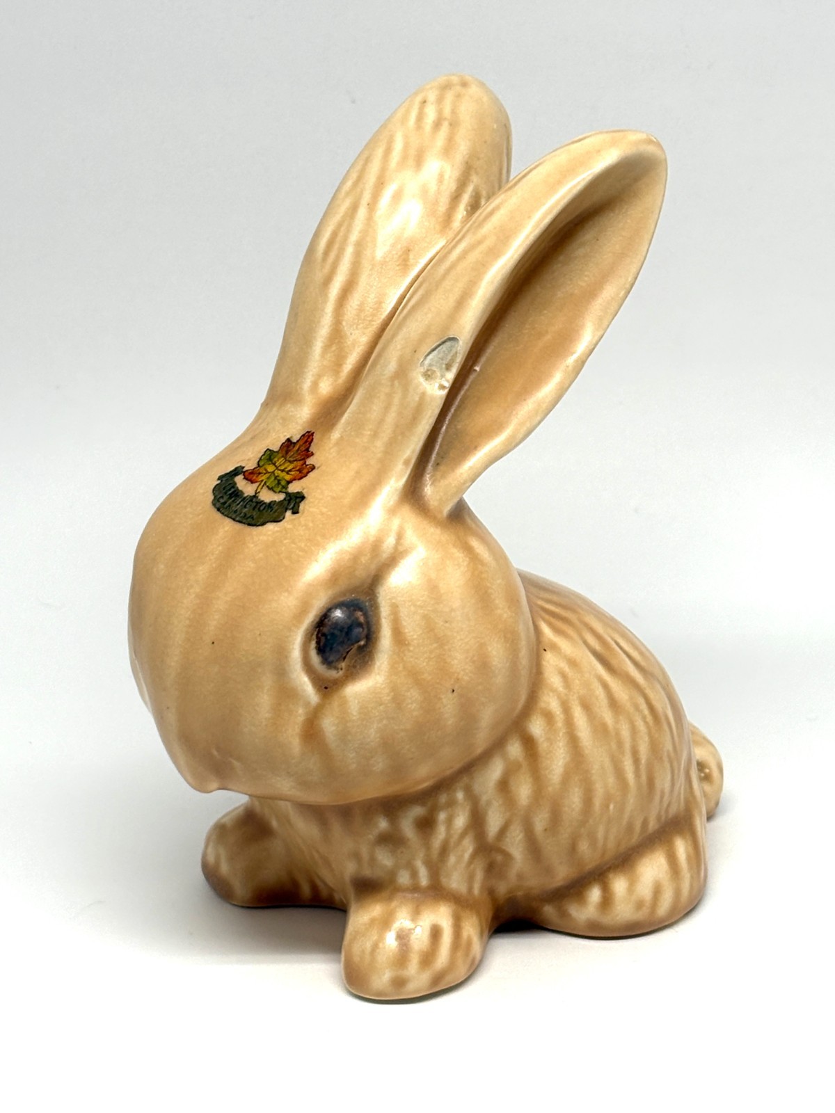 Vintage Sylvac Denby? Snub Nose Bunny Rabbit Matte Fawn Finish England
