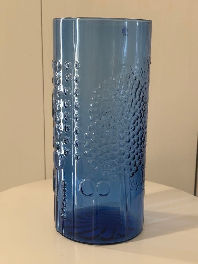 Iittala Flora Ultramarine Blue Vase H25cm Oiva Toikka