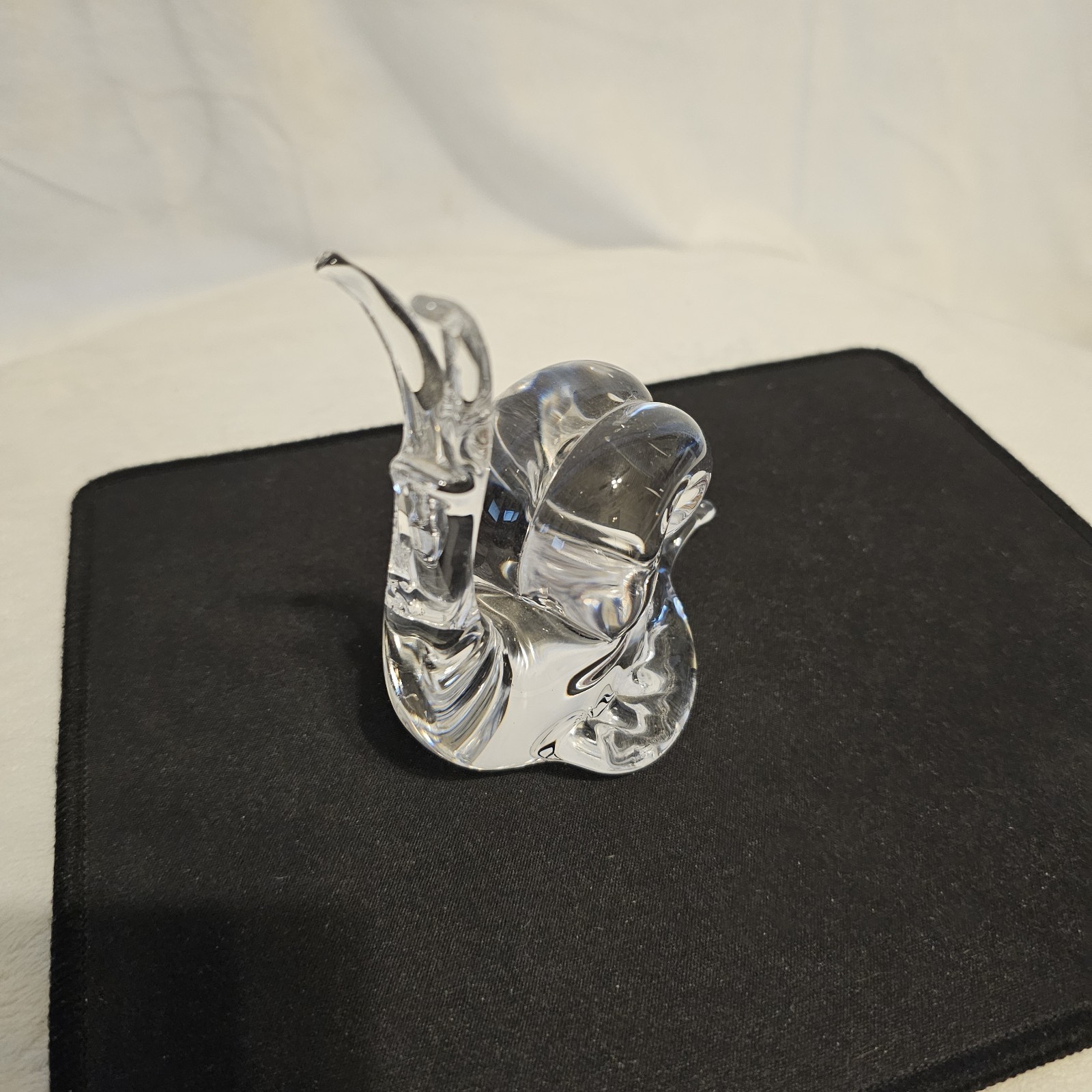 Murano Italy Glass Snail MCM V Nason And C Murano Sticker On Bottom 4×4.5×2.5in
