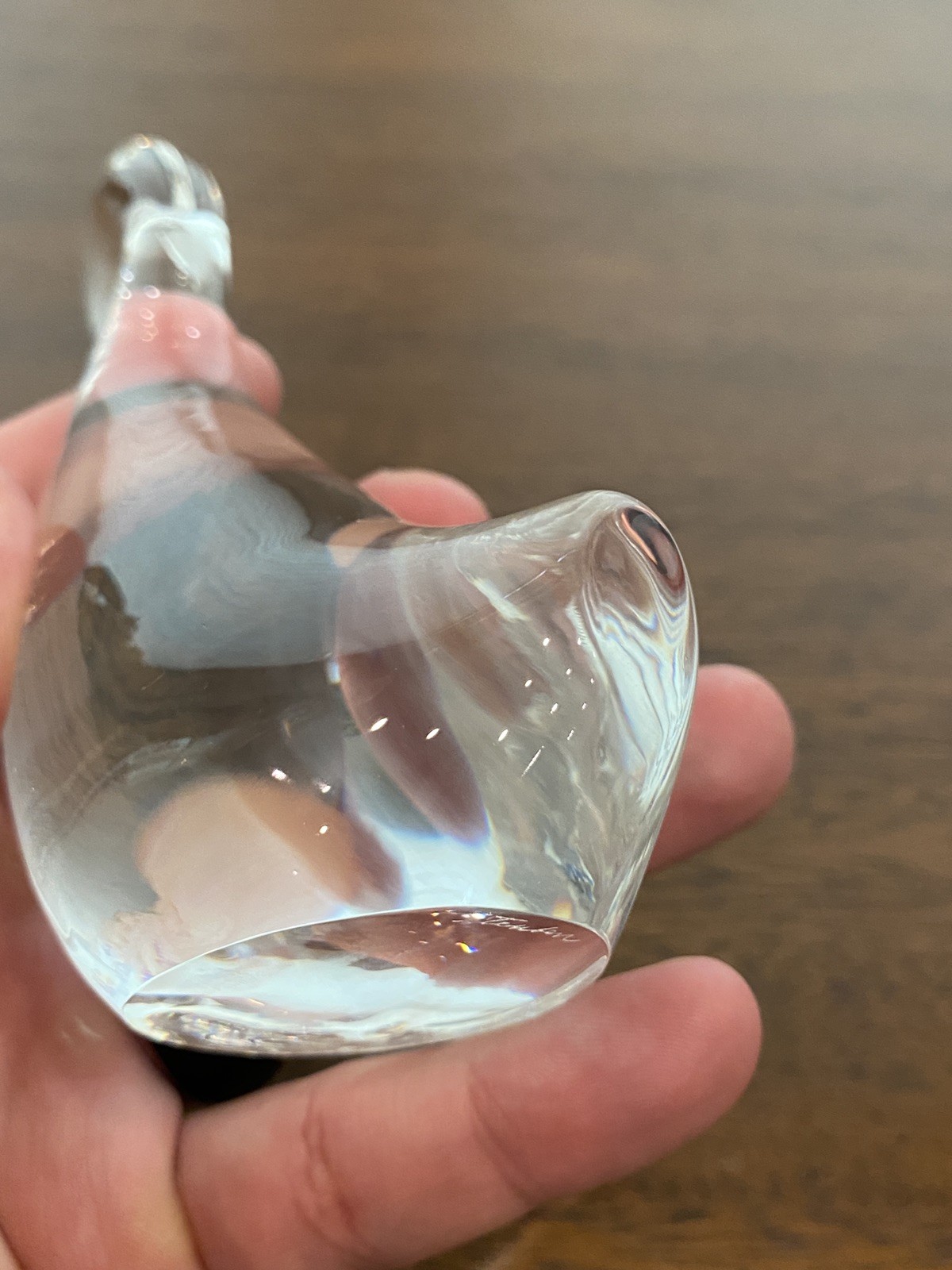 VTG STEUBEN Crystal Preening Goose & Gander By LLOYD ATKINS, SIGNED W/BAGS PAIR