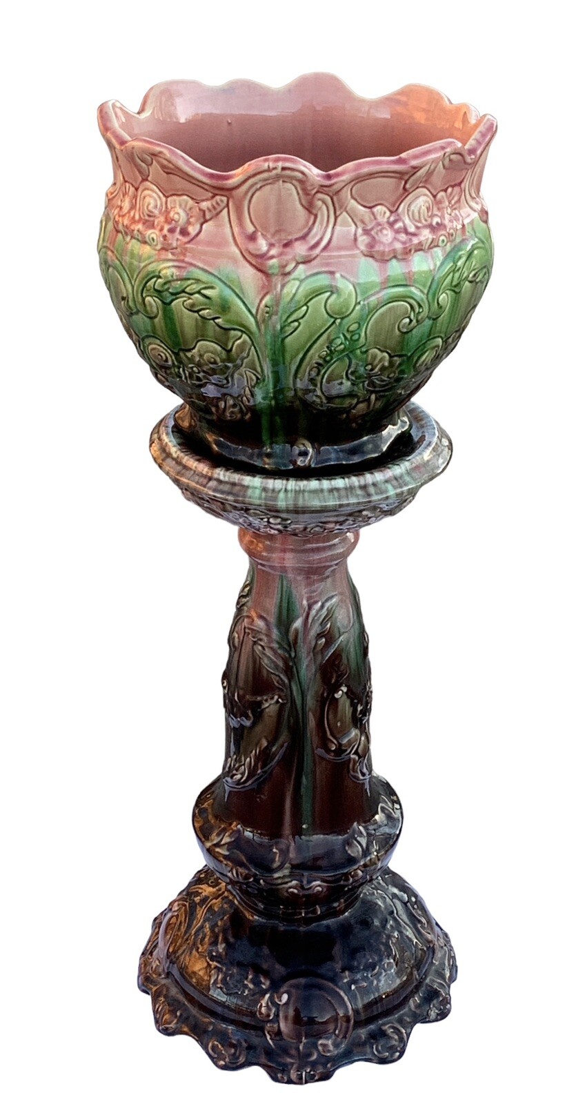 Weller Jardiniere and Pedestal