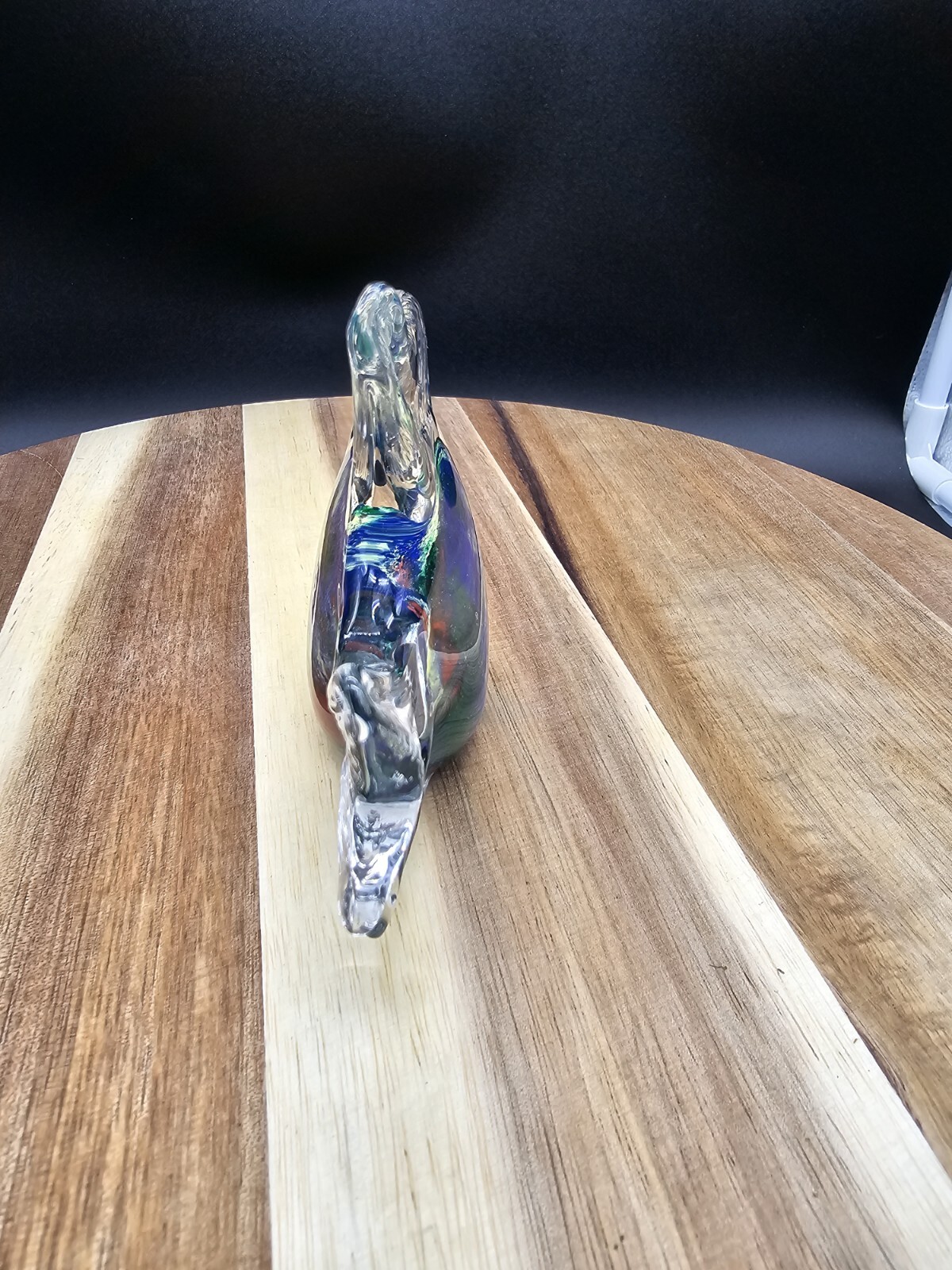 Hand Blown Glass Fish/Paperweight/Decor/Colorful