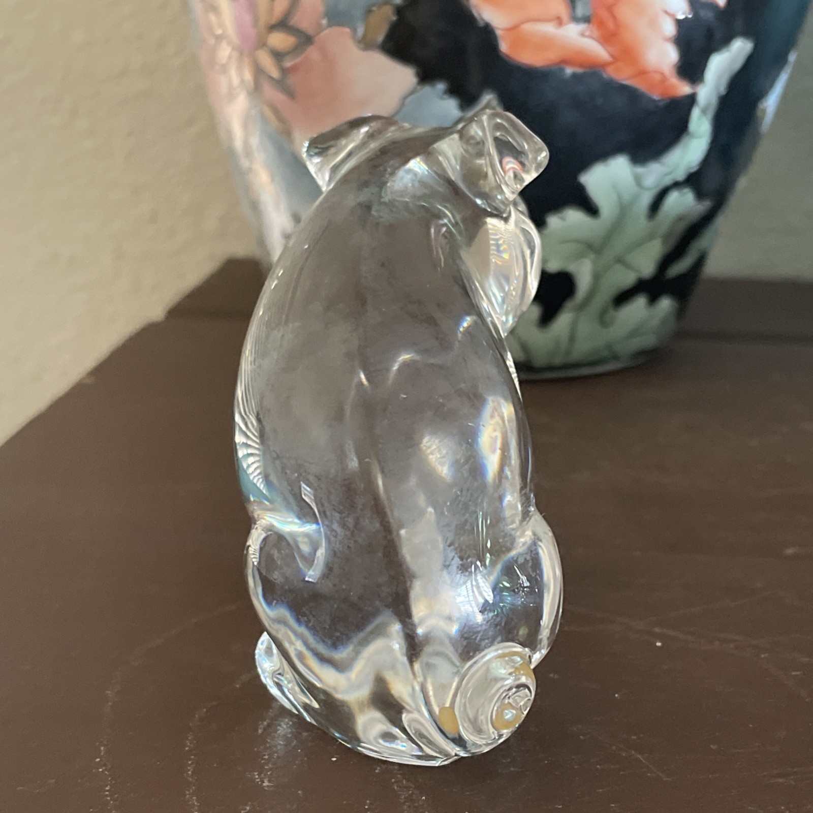 Princess House – Crystal Pets – Pig / Hog / Boar – Figurine CUTE