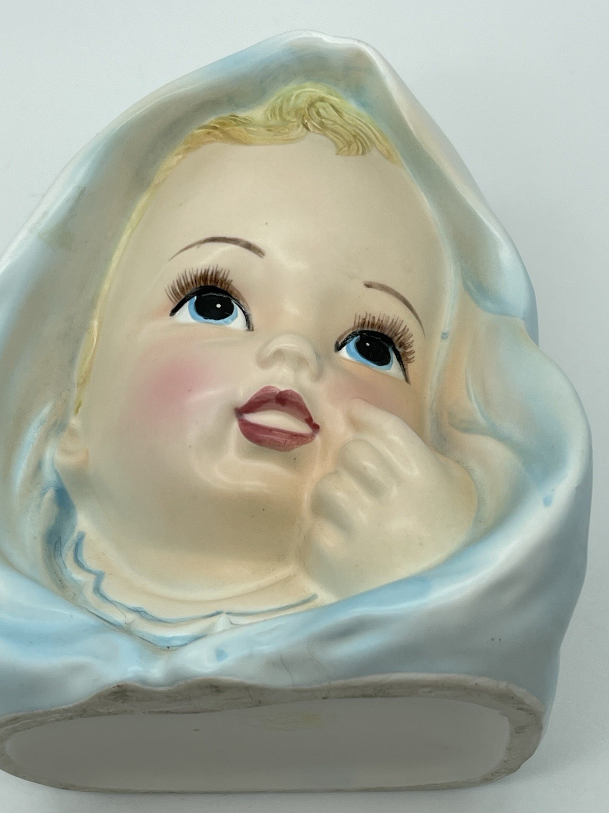 Vintage 1950s MCM Unbranded Precious Baby Head Vase