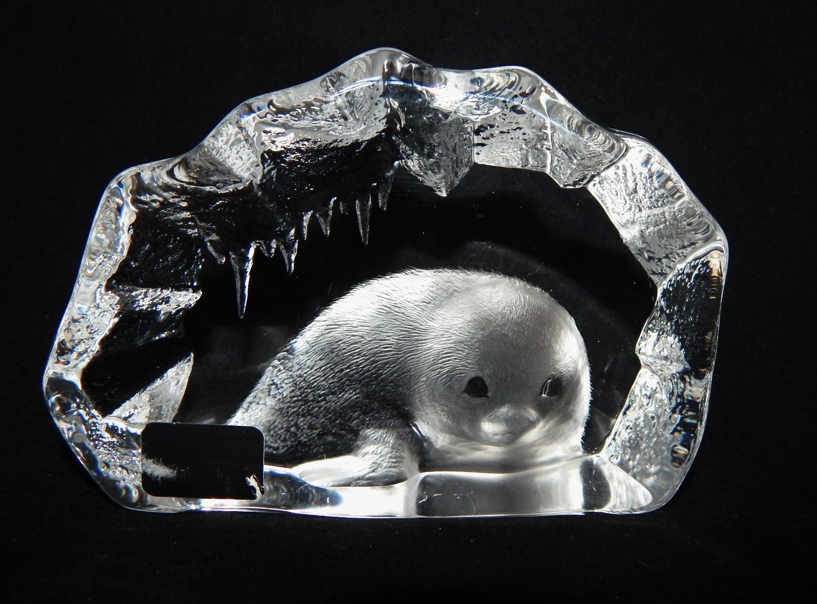 Mats Jonasson Sweden Baby Seal Paperweight