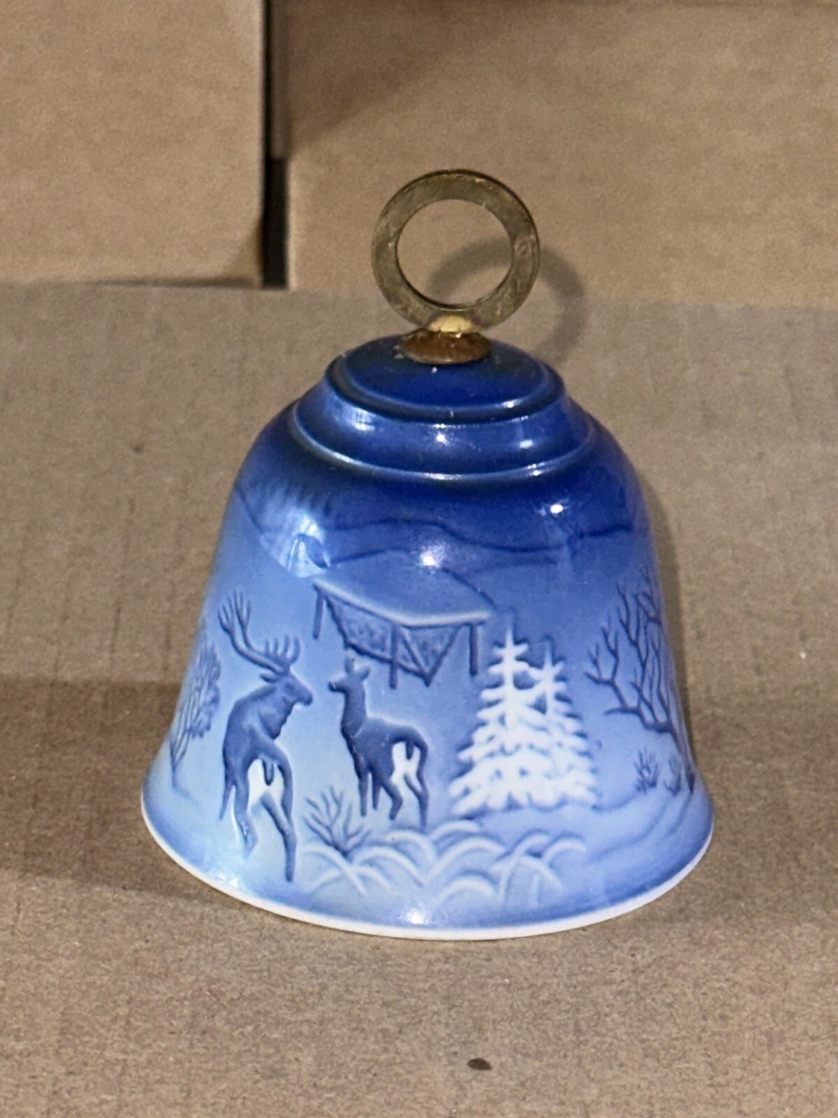 1980 Ceramic Christmas Bell Bing & Grondahl Number 9280 – No Original Box