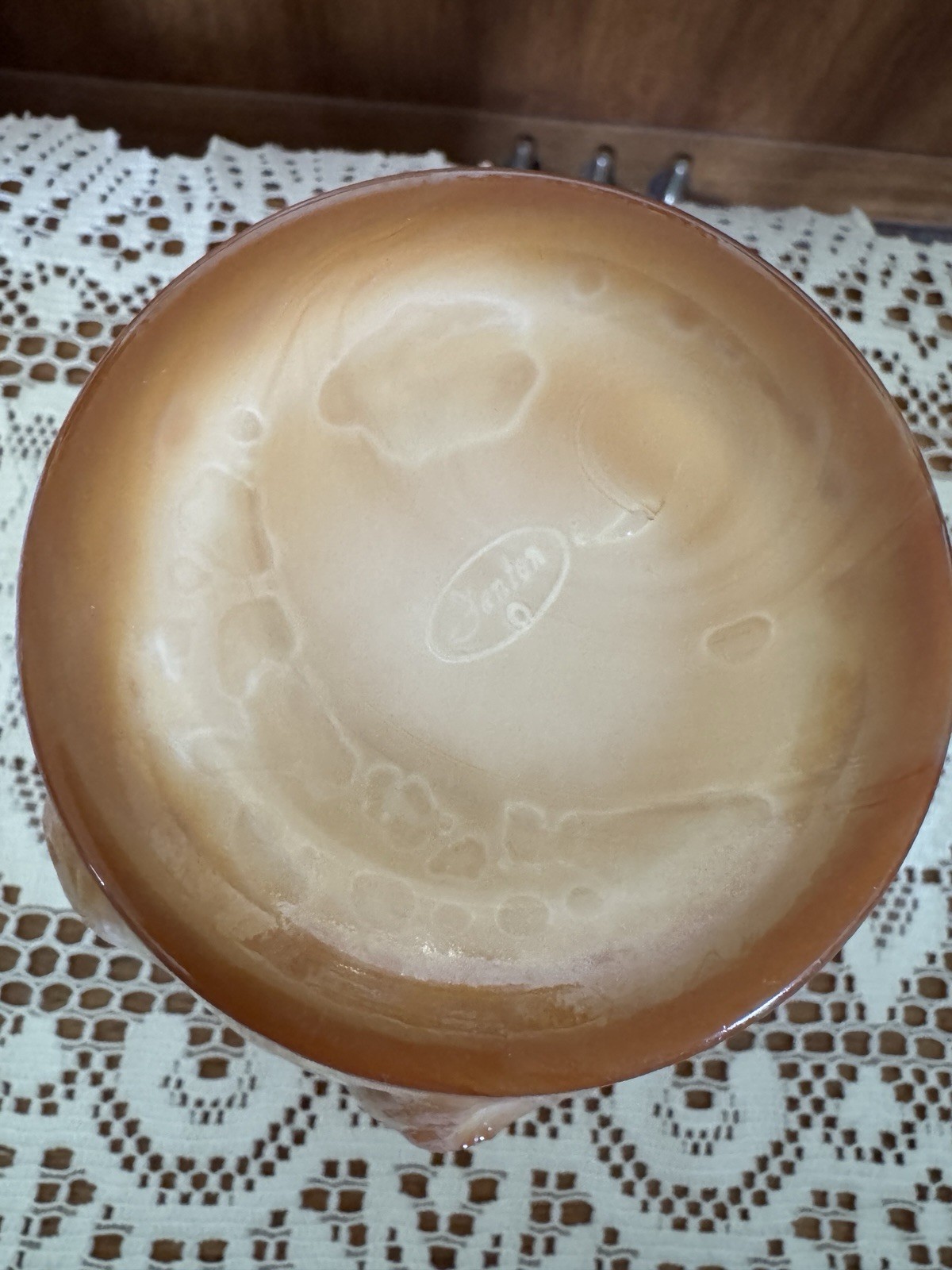 Fenton Chocolate Slag Atlantis Koi Large Vase NEW