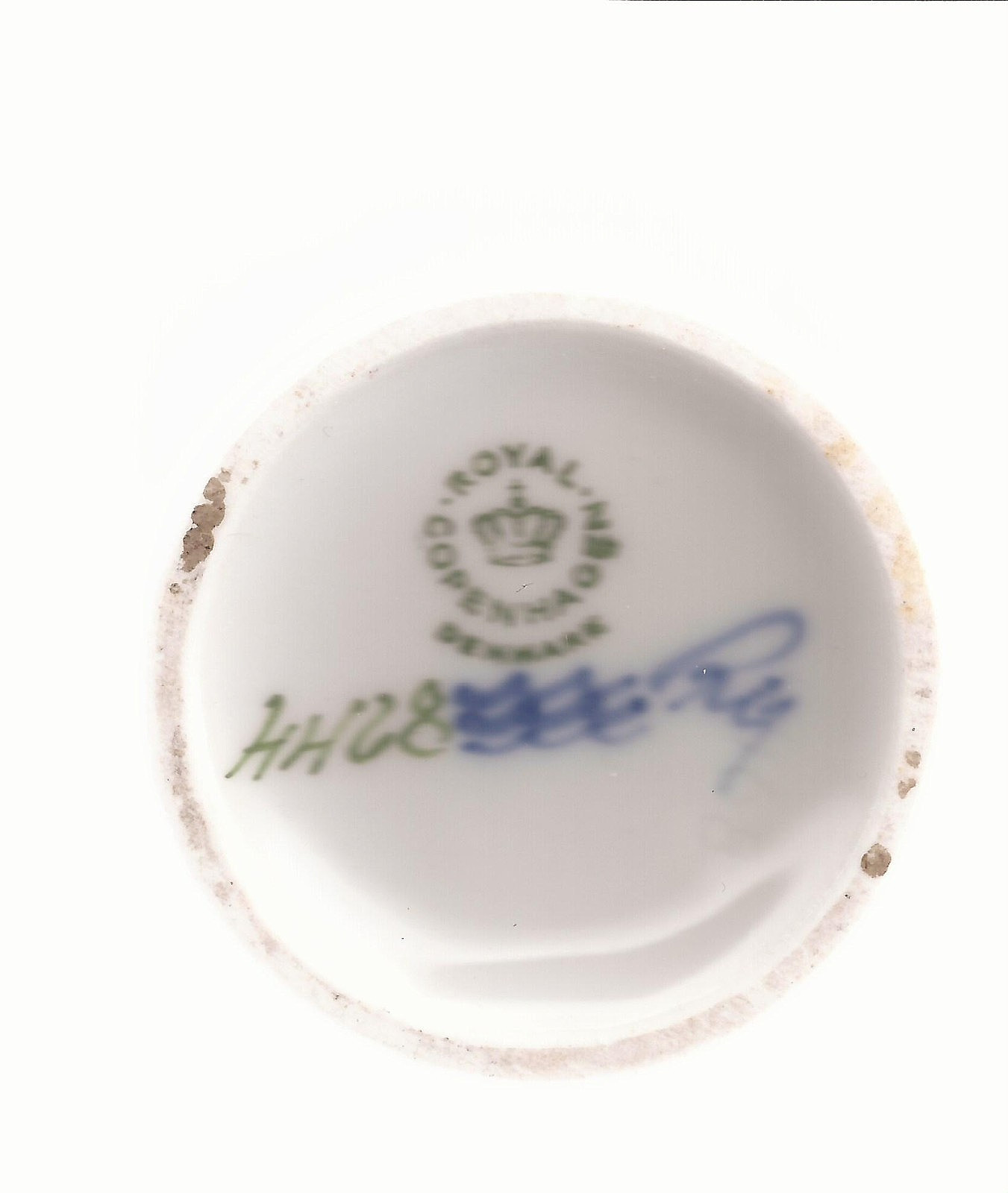 ROYAL COPENHAGEN DENMARK FINE PORCELAIN SHIP SCENE VASE Signed Numbered