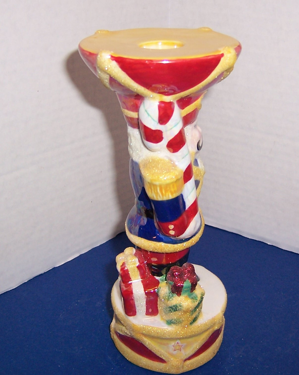 Christopher Radko Nutcracker Dandy 2 Candleholders (7.25”) Original Box & Pkging