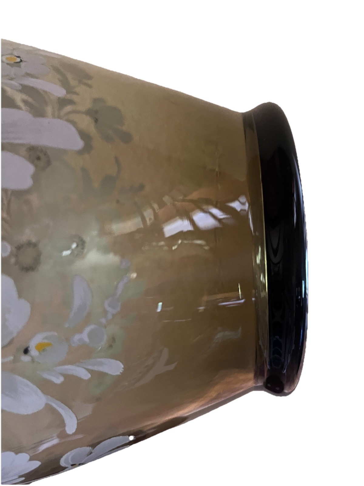Norleans Italy Large Hand Painted Vintage Vase