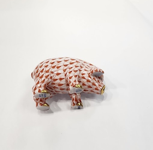 Herend figurine Rust Miniature Pig