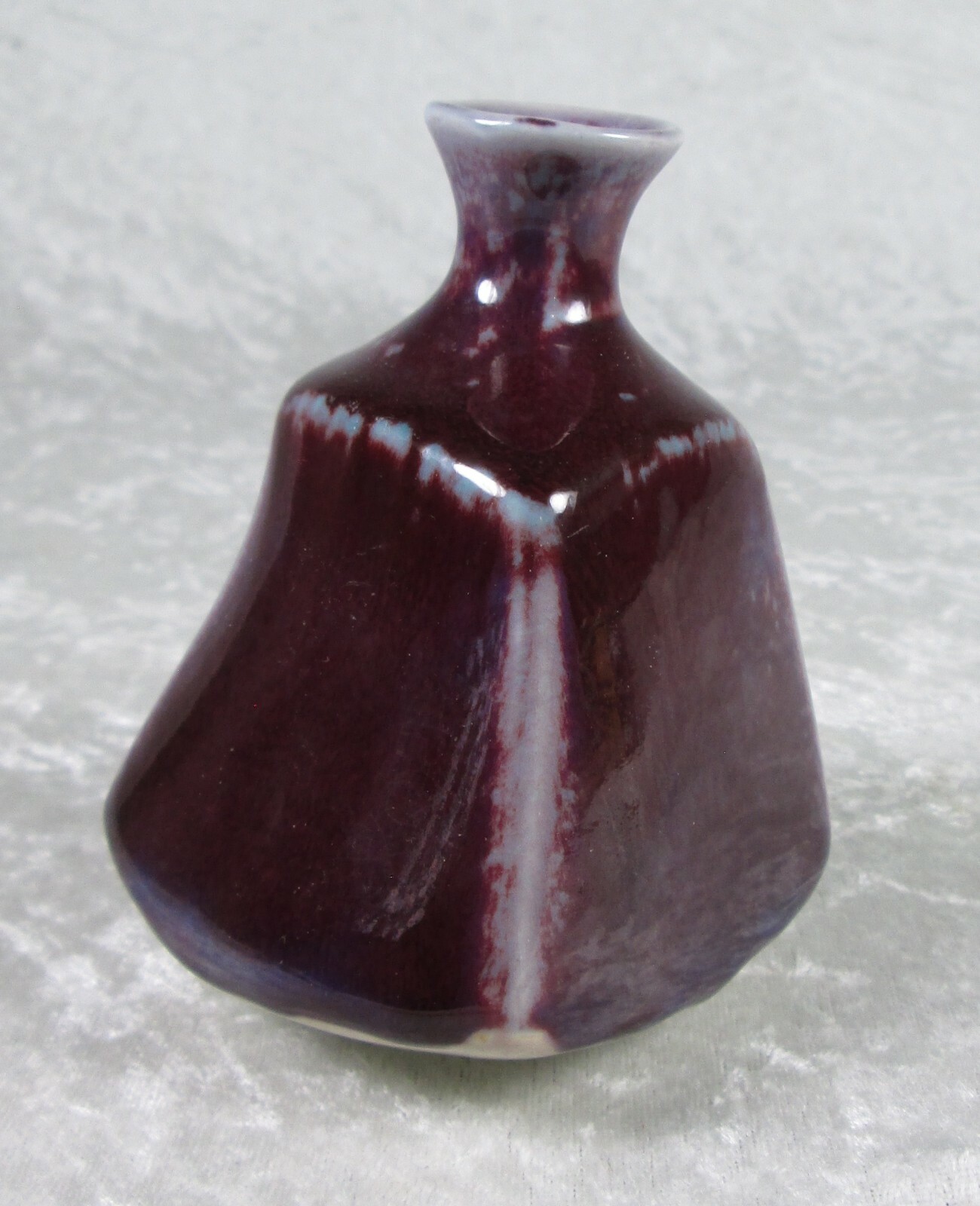 Vintage Japanese Mid Century Pottery Vase OMC Takahishi Style 4-1/2 in Tall