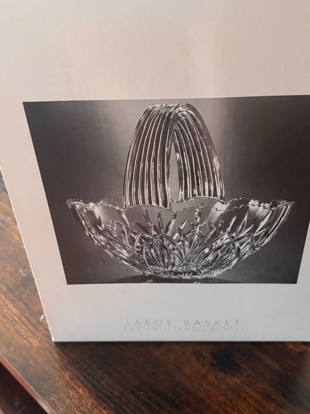 Royal Limited 24% Full Lead Crystal Large Basket