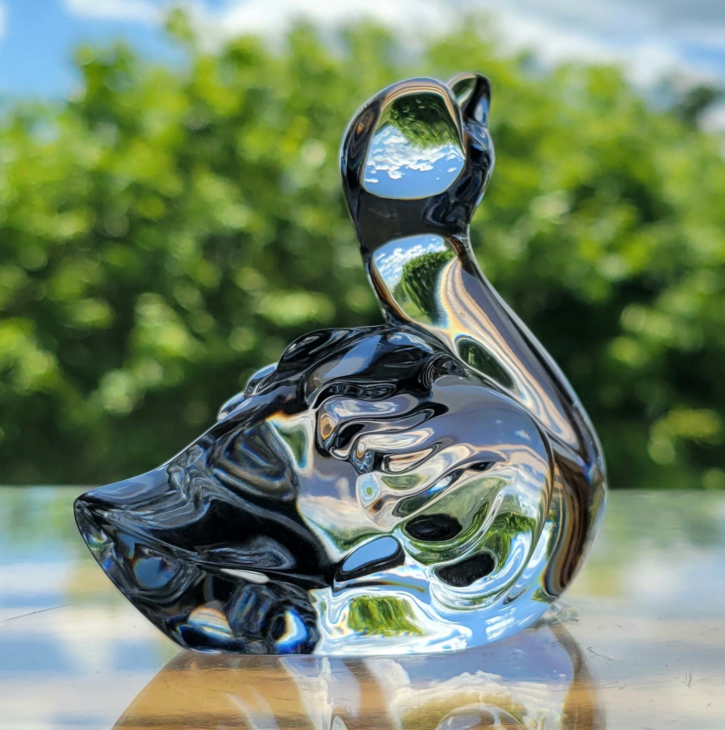Waterford Crystal Cygnet Baby Swan 3″ Paperweight Figurine Irish #114710