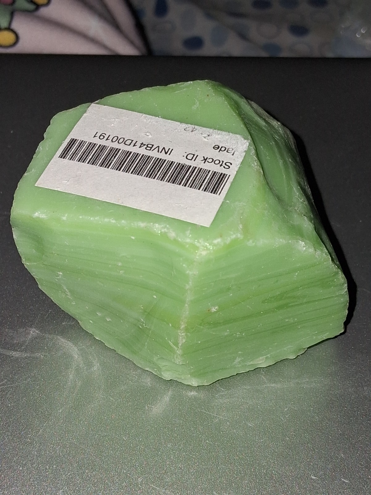 1 Fenton Uranium Slag Glass Cullet 7 oz From Fenton VA 2″ Glows JADE