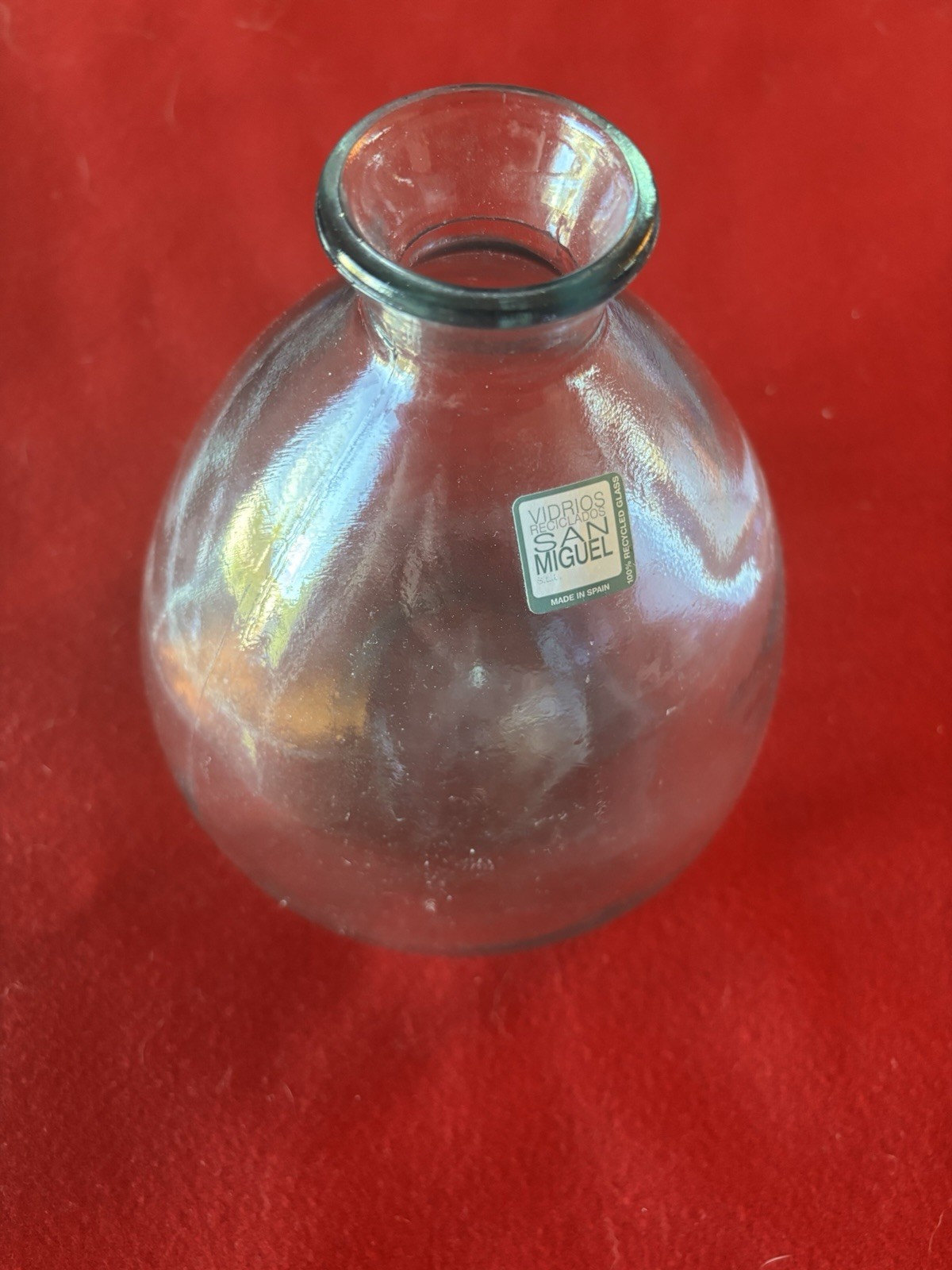 Vidrios Reciclados San Miguel Recycled Glass Vase Bud Vase Made in Spain