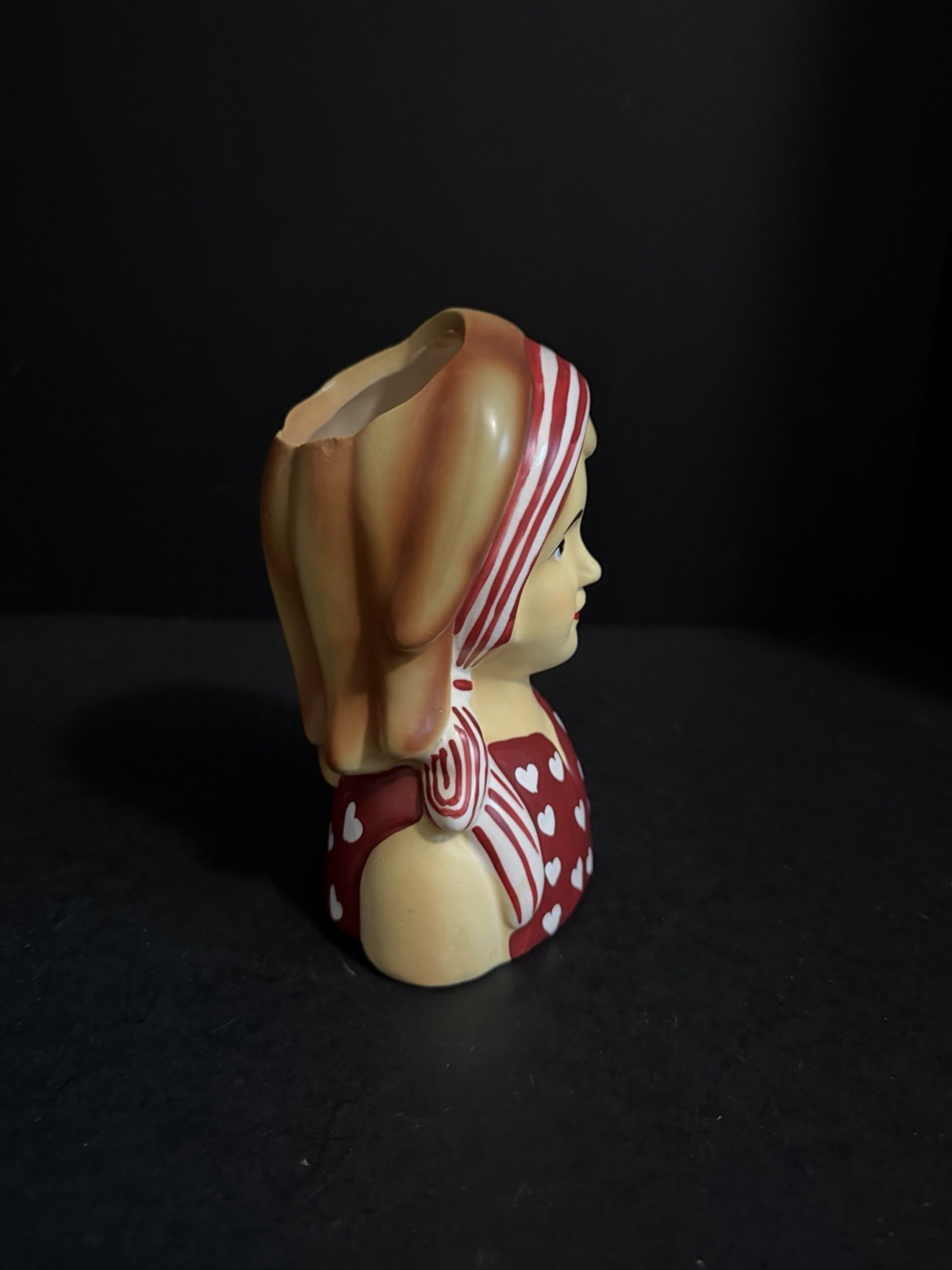 Vintage Lady Head Vase Supon