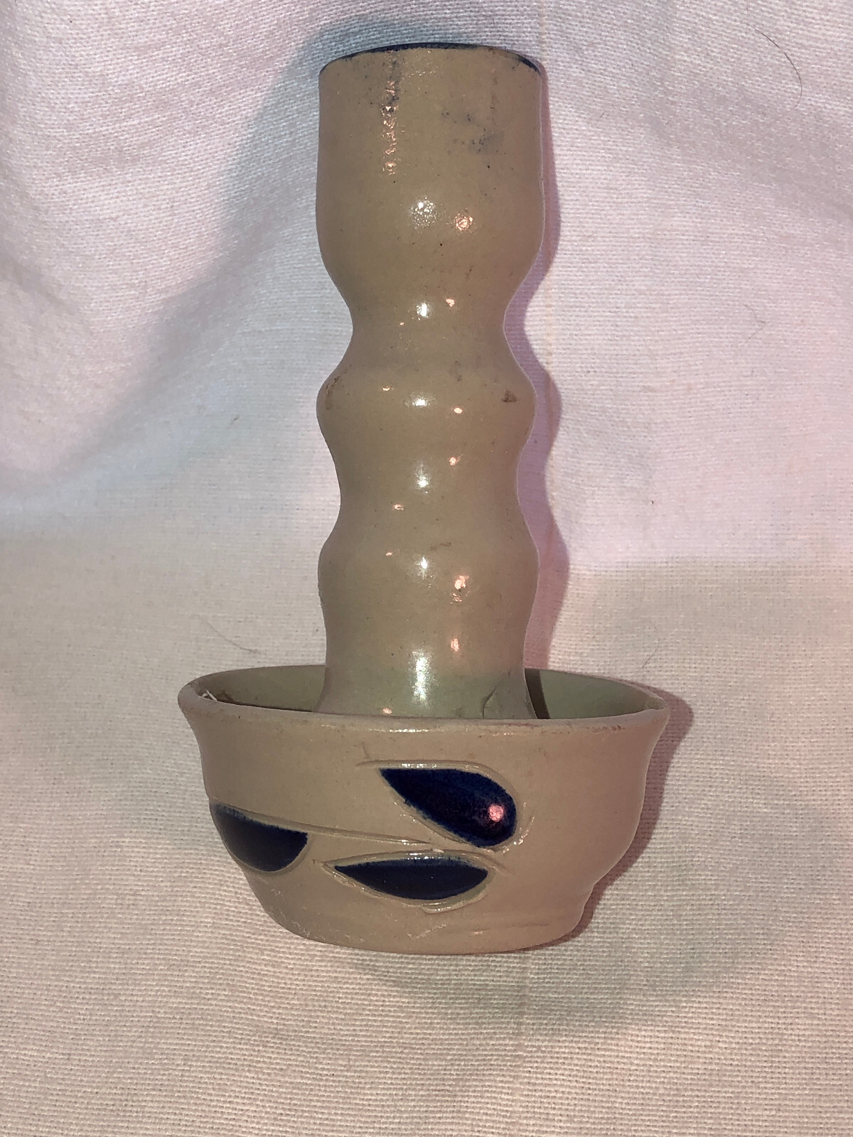Williamsburg Stoneware Candlestick 4.75 Inches
