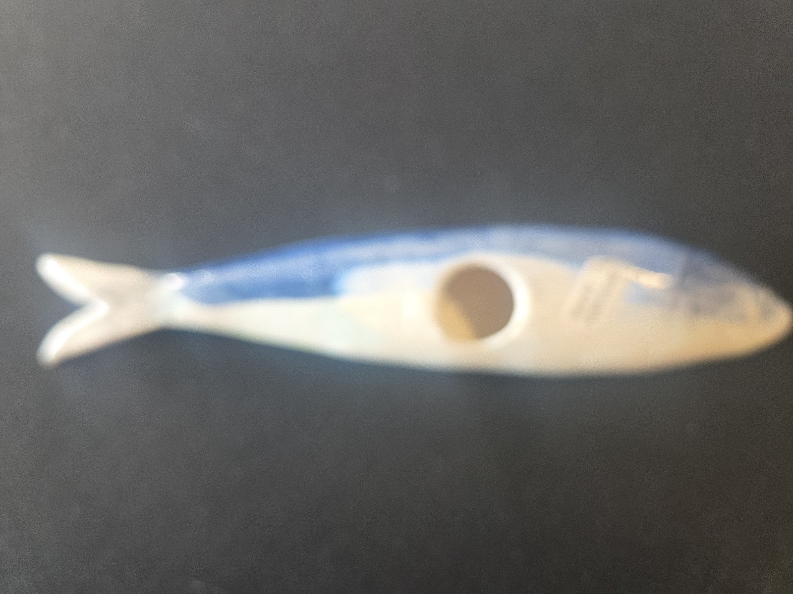 Vintage Ceramic Sardine Fish Jay Willfred For Andrea By Sadek 8″ Knife Rest EUC