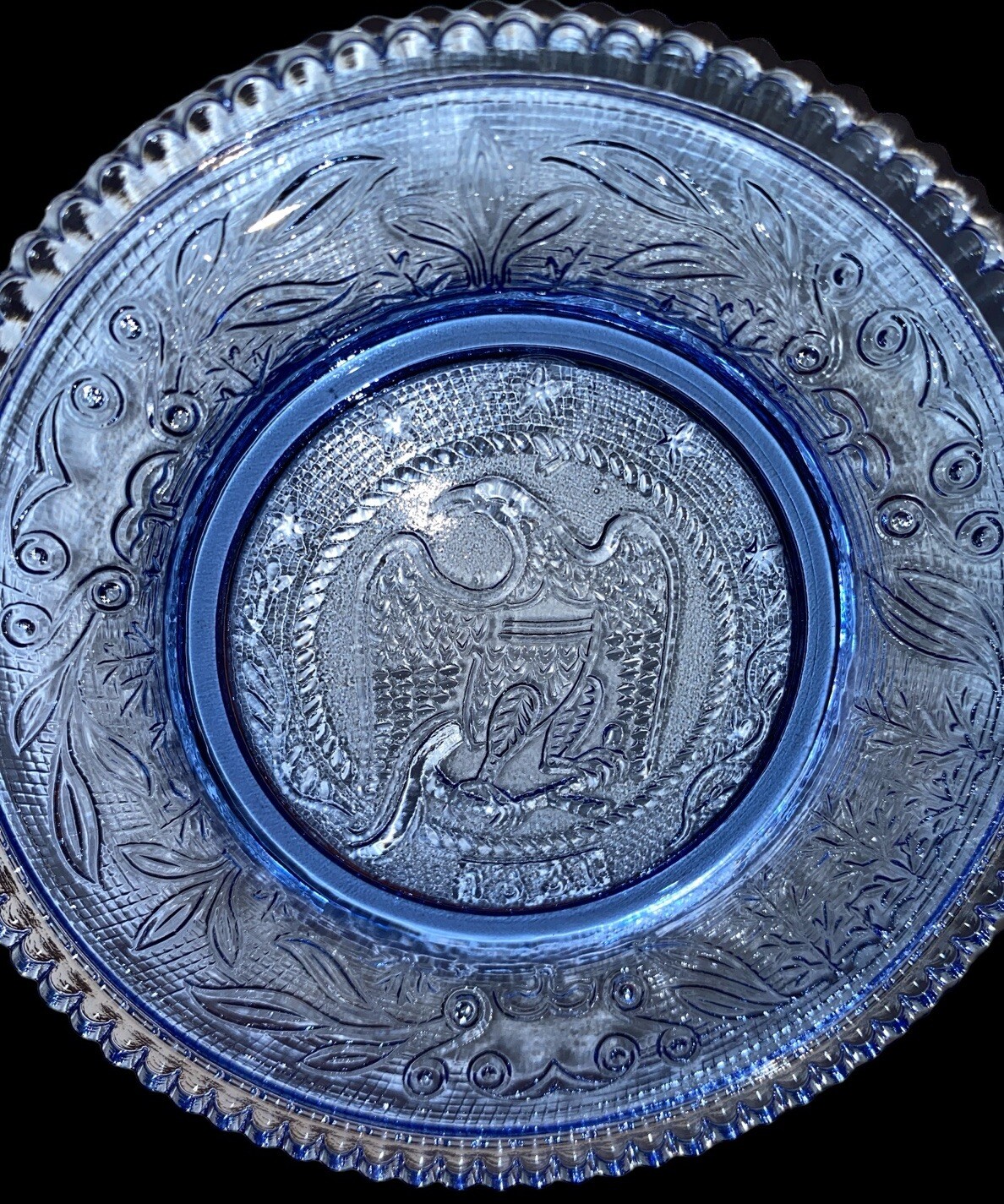 Vintage Westmoreland Glass Eagle 1831 Plate