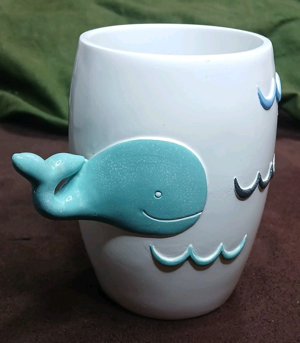 Vintage Challis & Roos Whale Ceramic Cup, “Hand Wash Only”