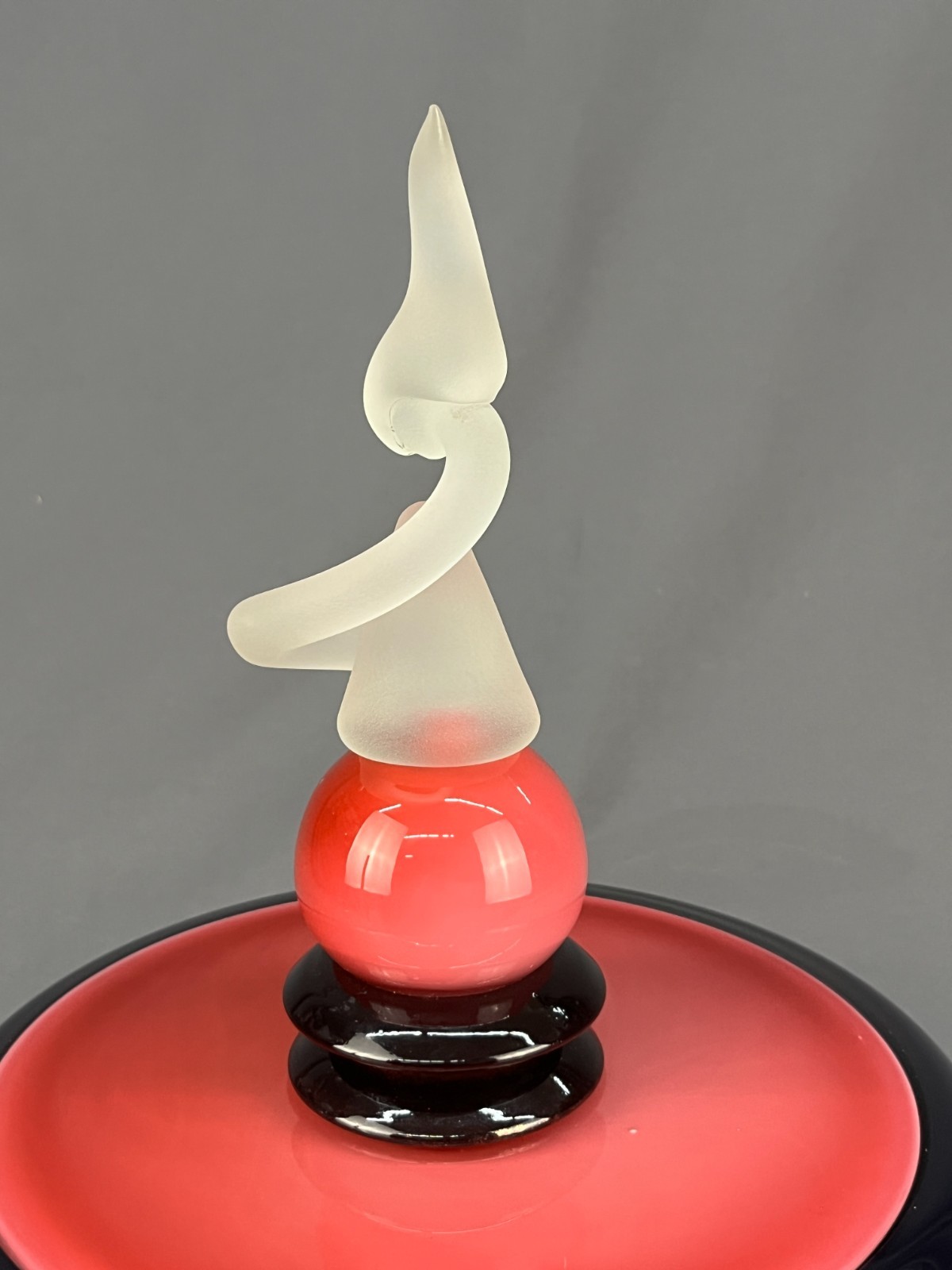 Eric Bladholm Art Glass 12 ¾” Round Sphere Vessel : MINT