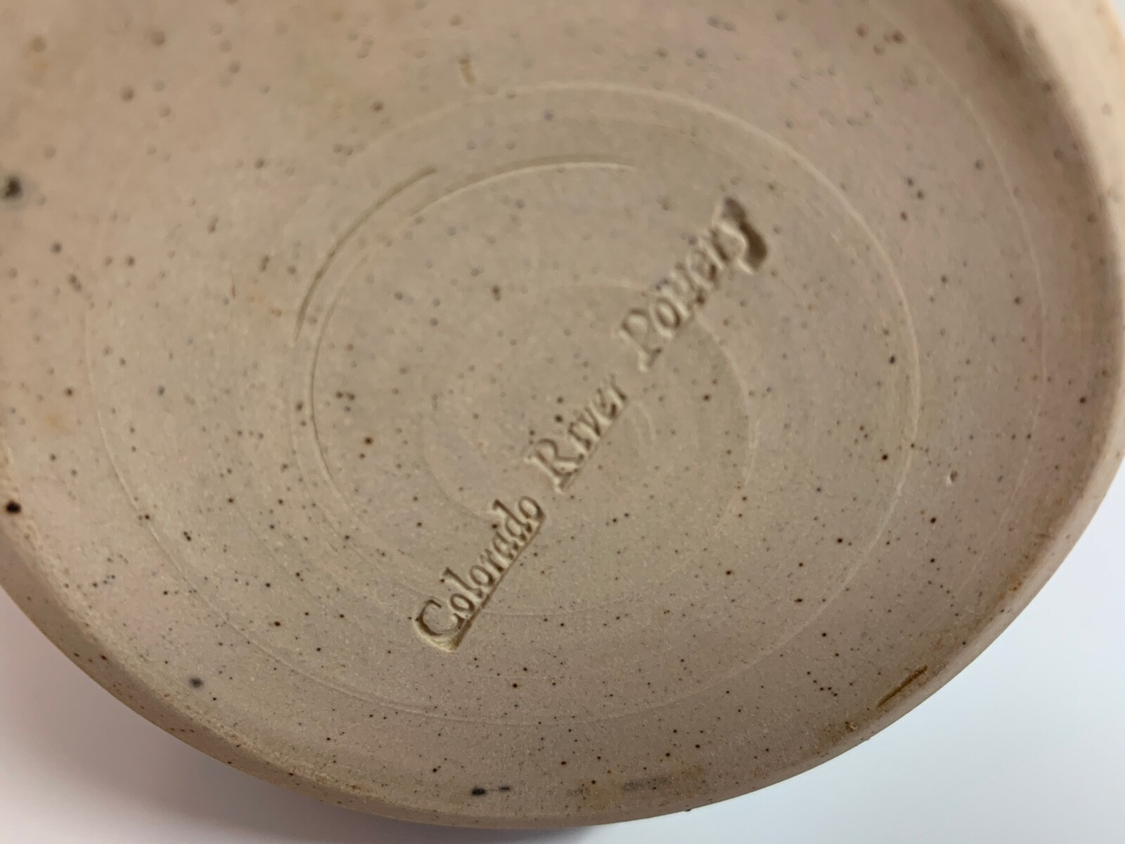 COLORADO RIVER POTTERY Soap or Lotion Dispenser