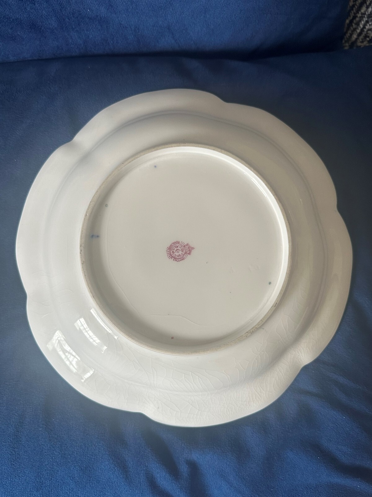 Royal Worcester Hand Painted ‘Fallen Fruits’ Dessert Plate, 25cm: by Ricketts