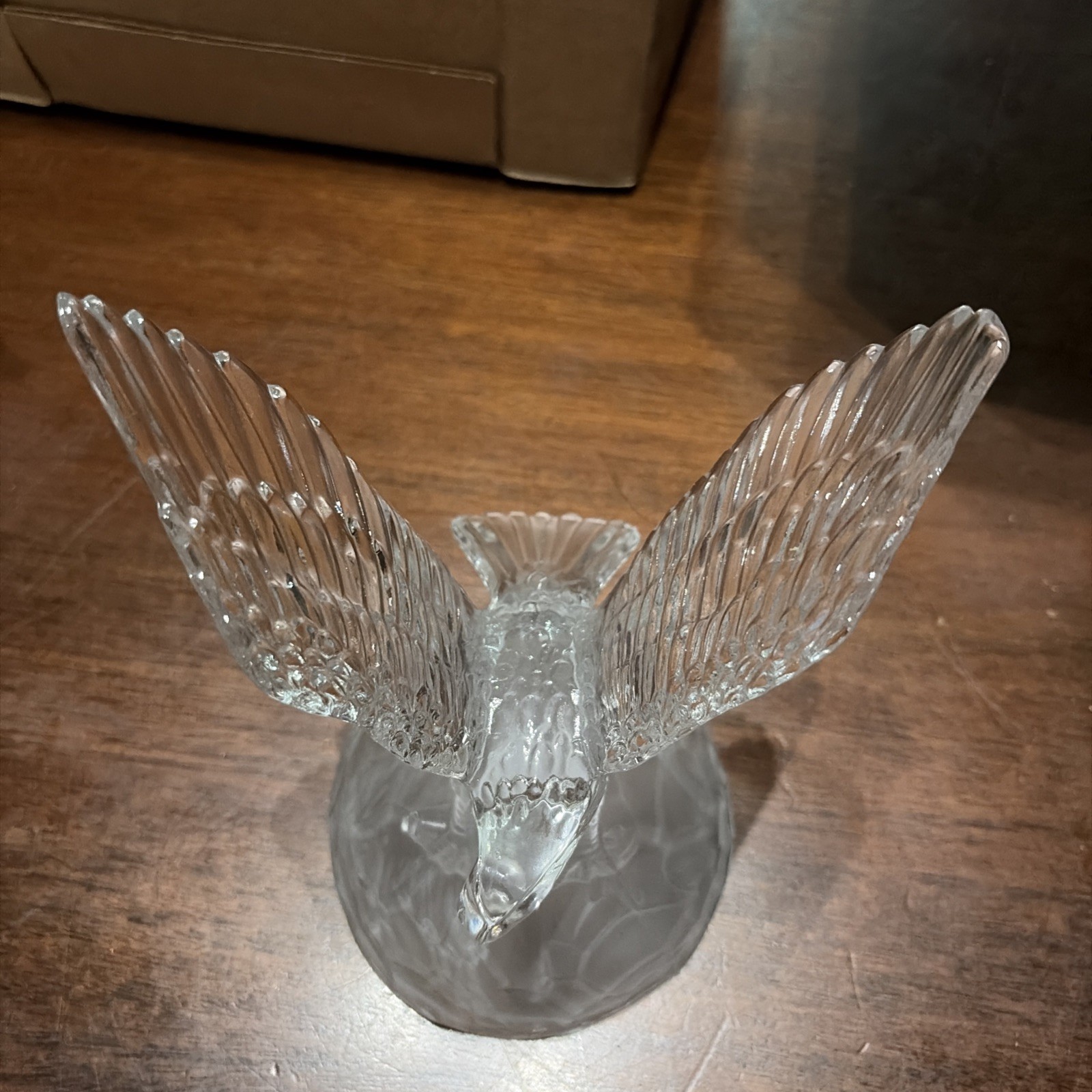 Figurine Cystsl Bald Eagle Crystal Glass Sculture