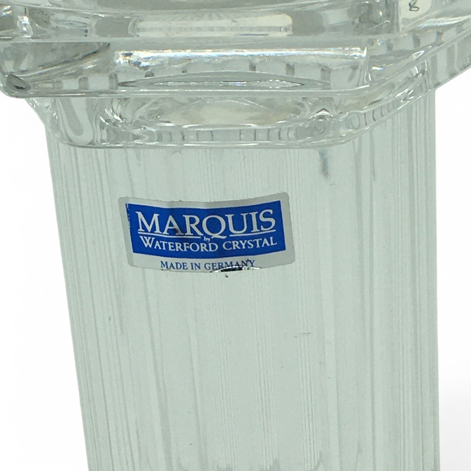 Marquis by Waterford Crystal Triumphe Pillar Candle Holder Column Pedestal 6″